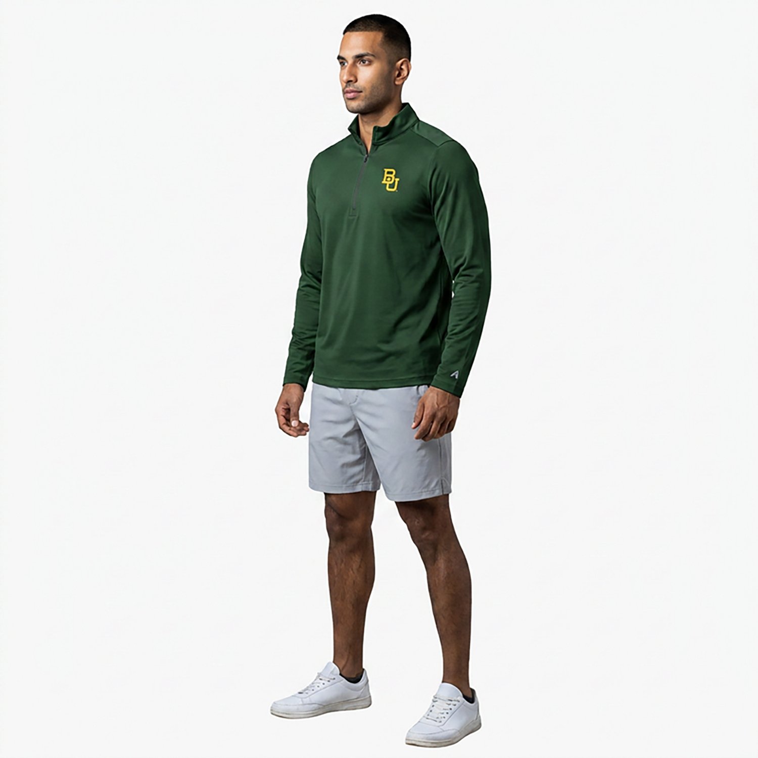 Antigua Men's Baylor Bears Tribute Quarter Zip Pullover