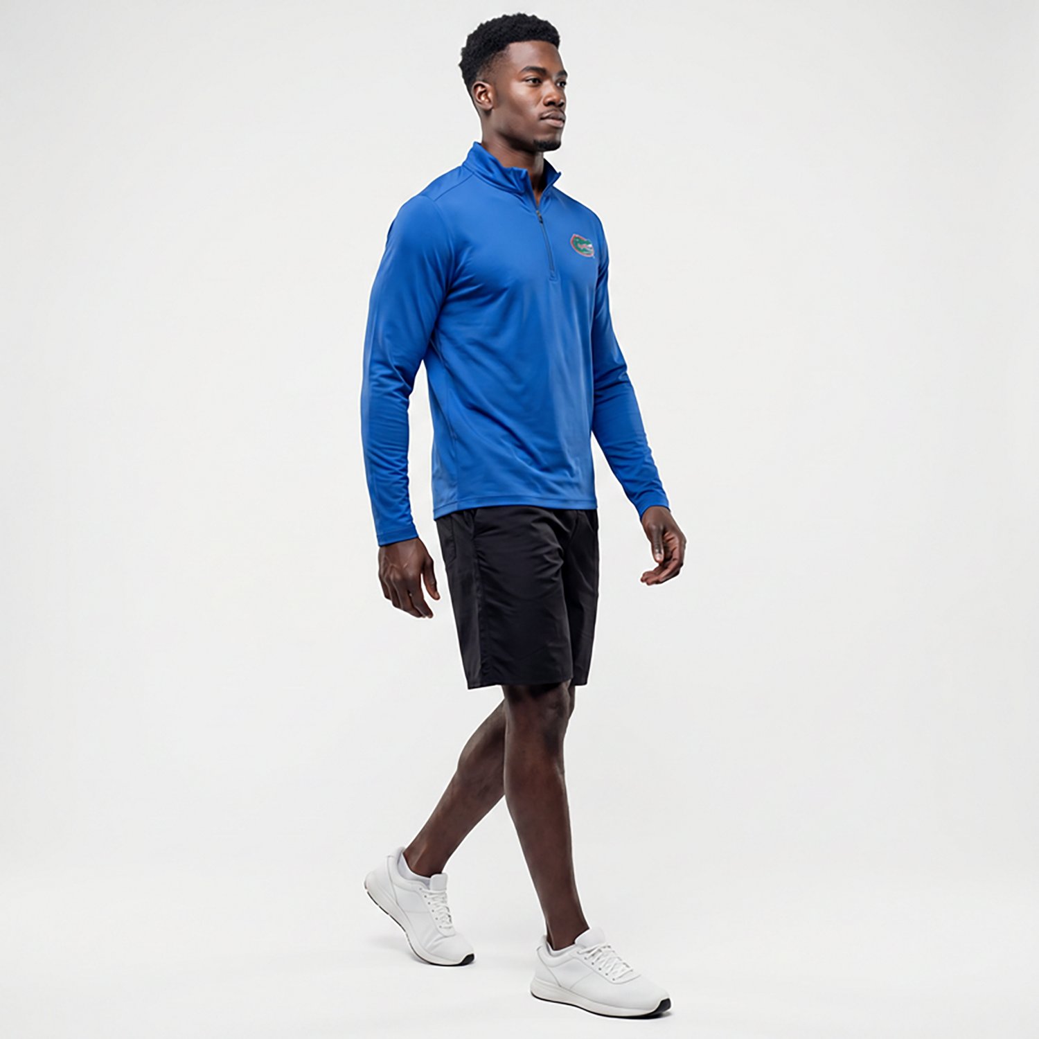 Antigua Men's Florida Gators Tribute Quarter Zip Pullover - view number 2