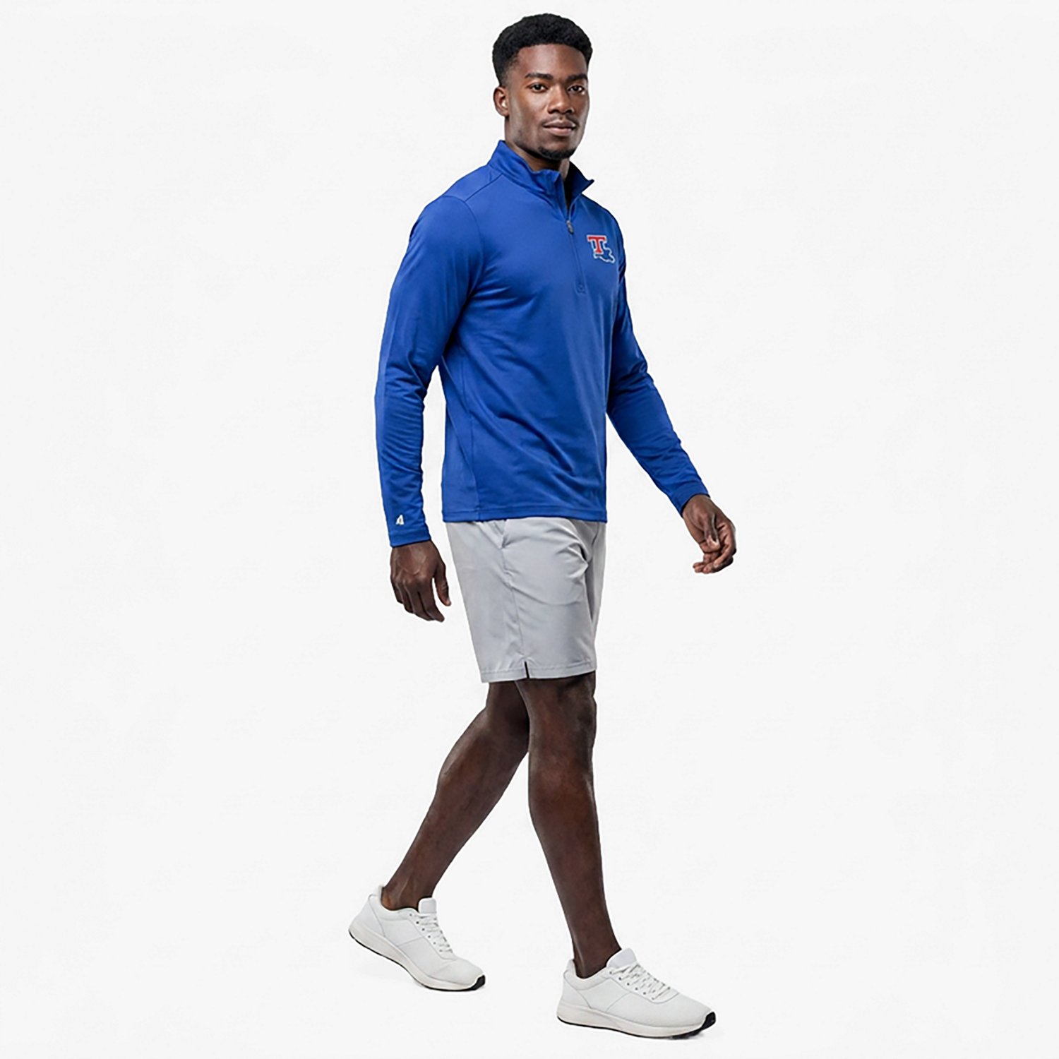 Antigua Men’s Louisiana Tech University Tribute 1/4 Zip Pullover - view number 2