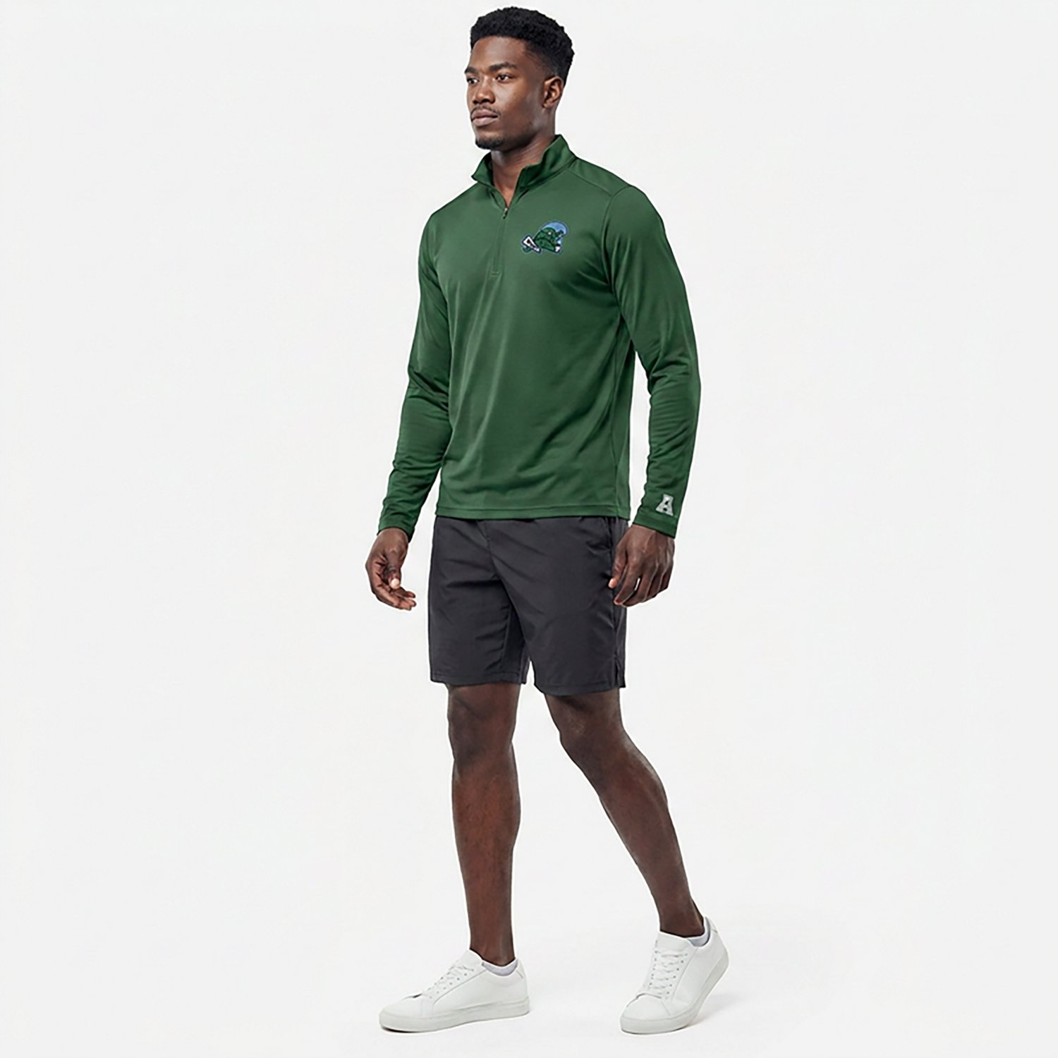 Antigua Men’s Tulane University Tribute 1/4 Zip Pullover - view number 2