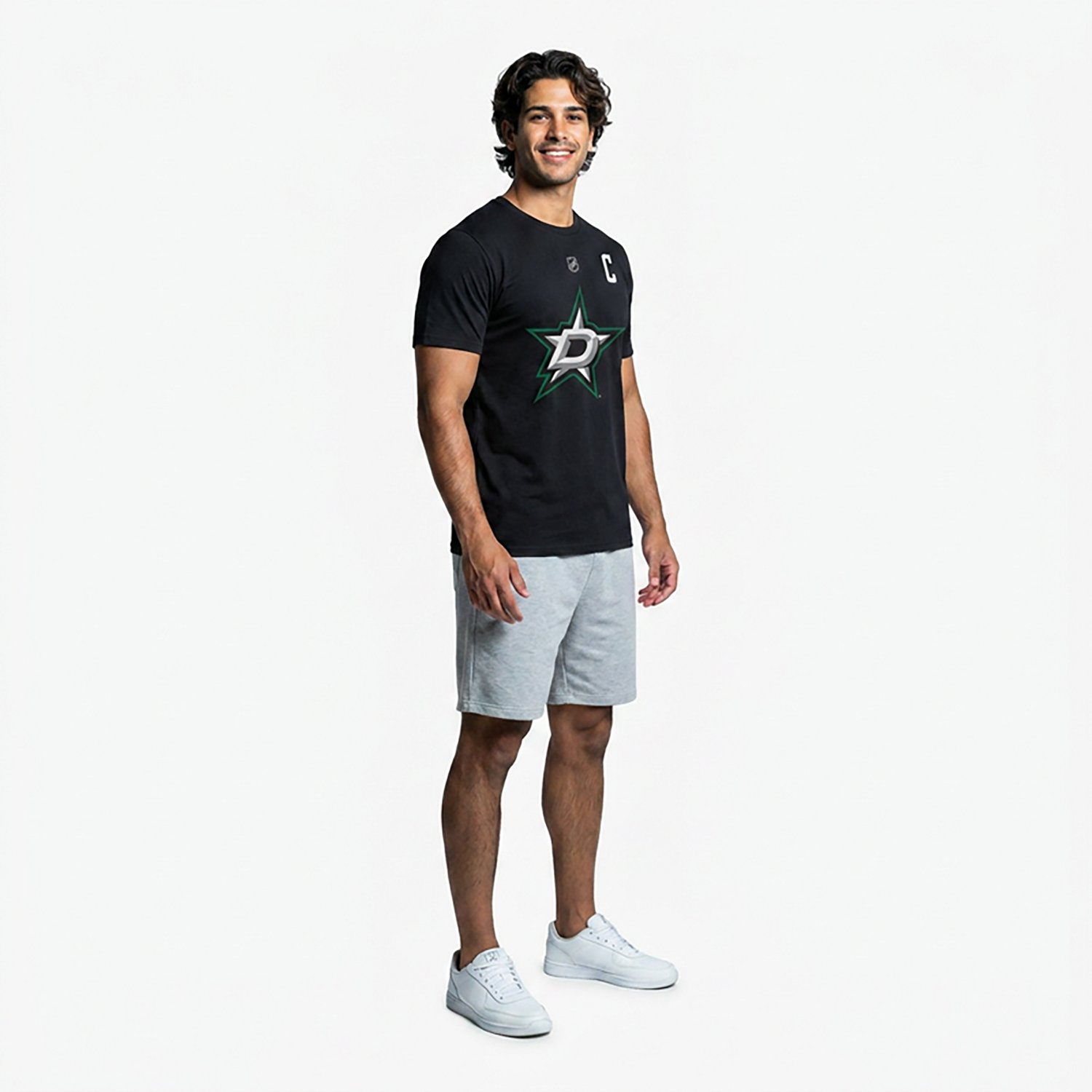 Fanatics Jamie Benn Dallas Stars Authentic Stack Name  Number T-Shirt - view number 3