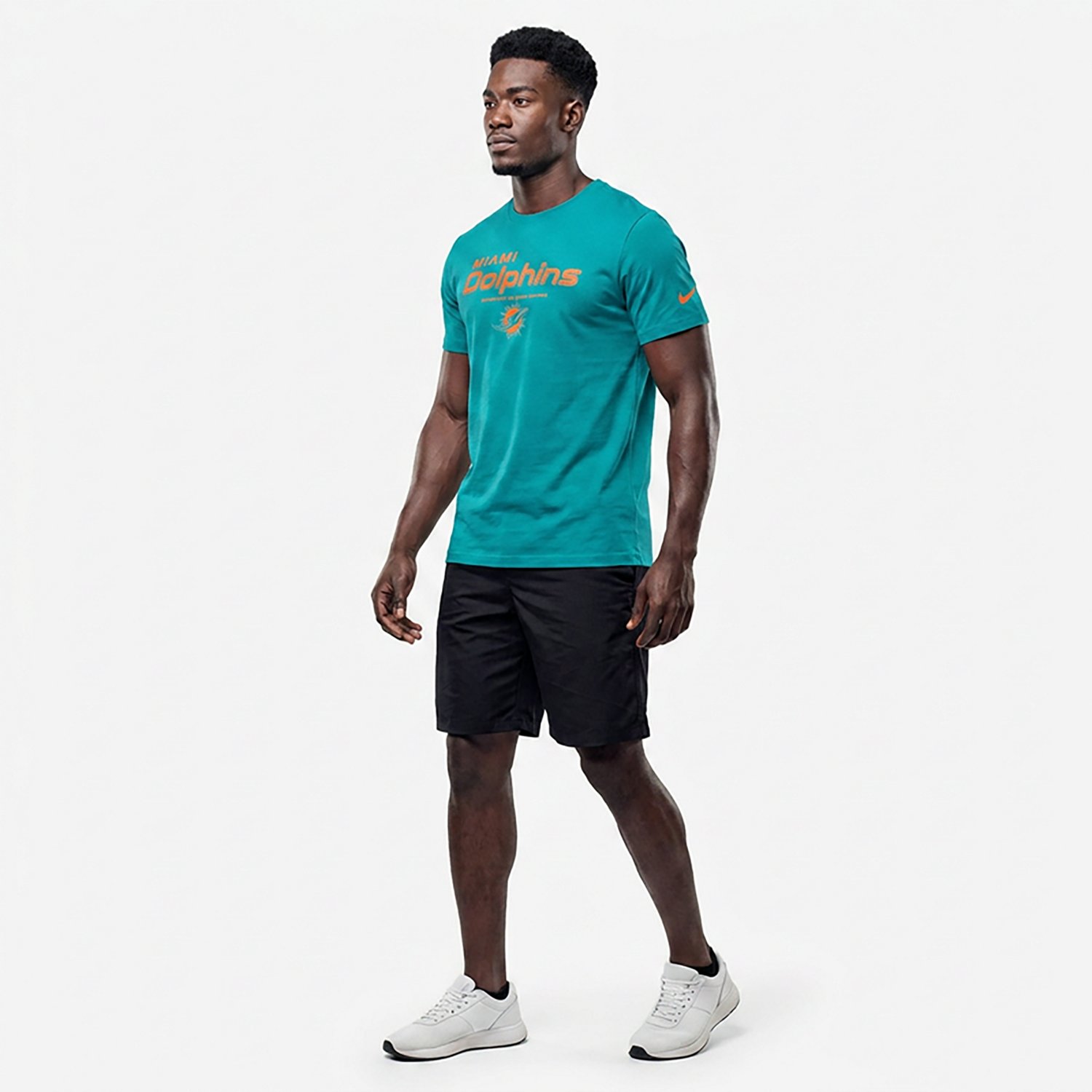 Nike Men's Dolphins DF TM Issue Crew T-shirt - view number 3