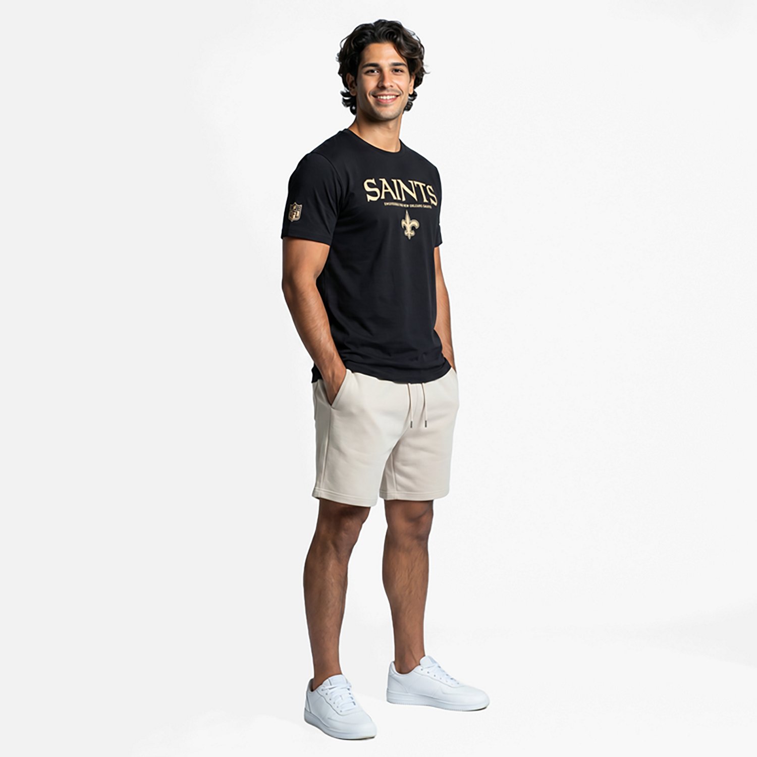 Nike Men's New Orleans Saints Dri-FIT TM Issue Crew Short Sleeve T-shirt - view number 2