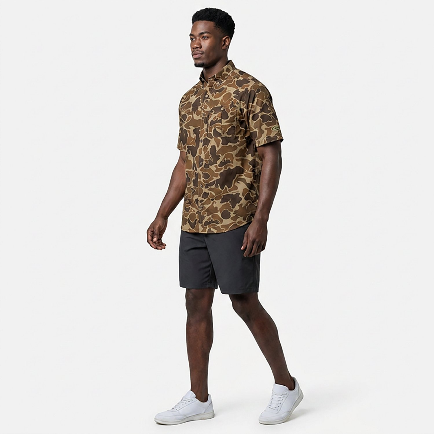 Drake Men's Dove Load Camo Short Sleeve Shirt