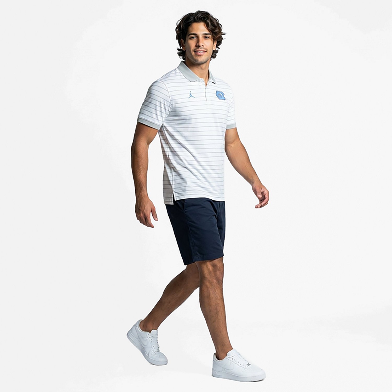 Jordan Brand North Carolina Tar Heels 2025 Early Season Coaches Sideline Victory Stripe Performance Polo - view number 2