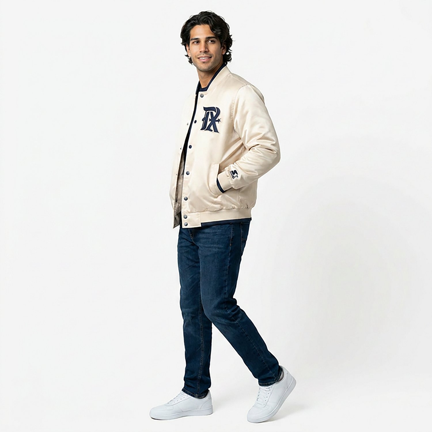 Starter Men's Texas Rangers City Connect Scout II Long Sleeve Jacket - view number 3