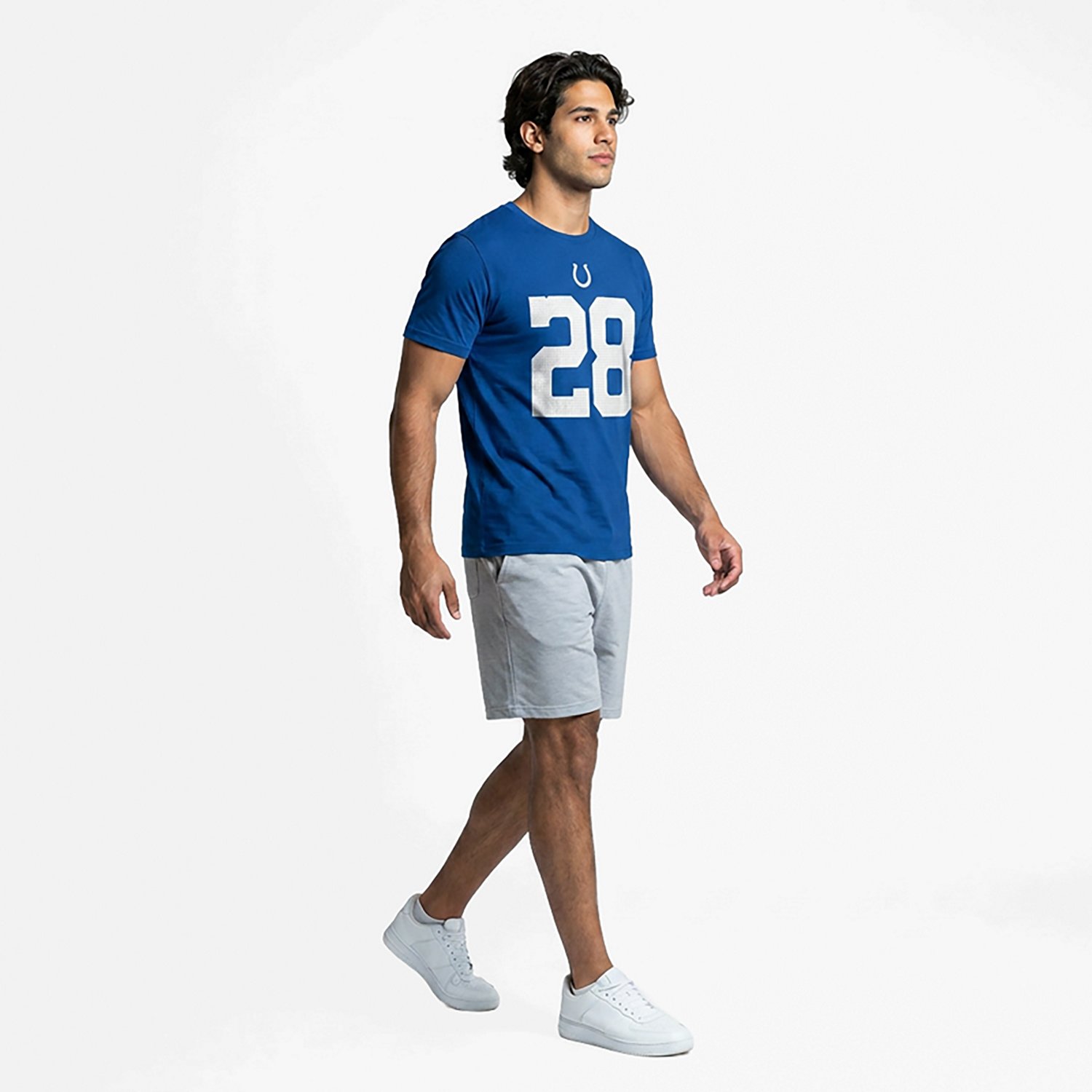 Nike Men's Indianapolis Colts Jonathan Taylor 28 Short Sleeve T-shirt - view number 2