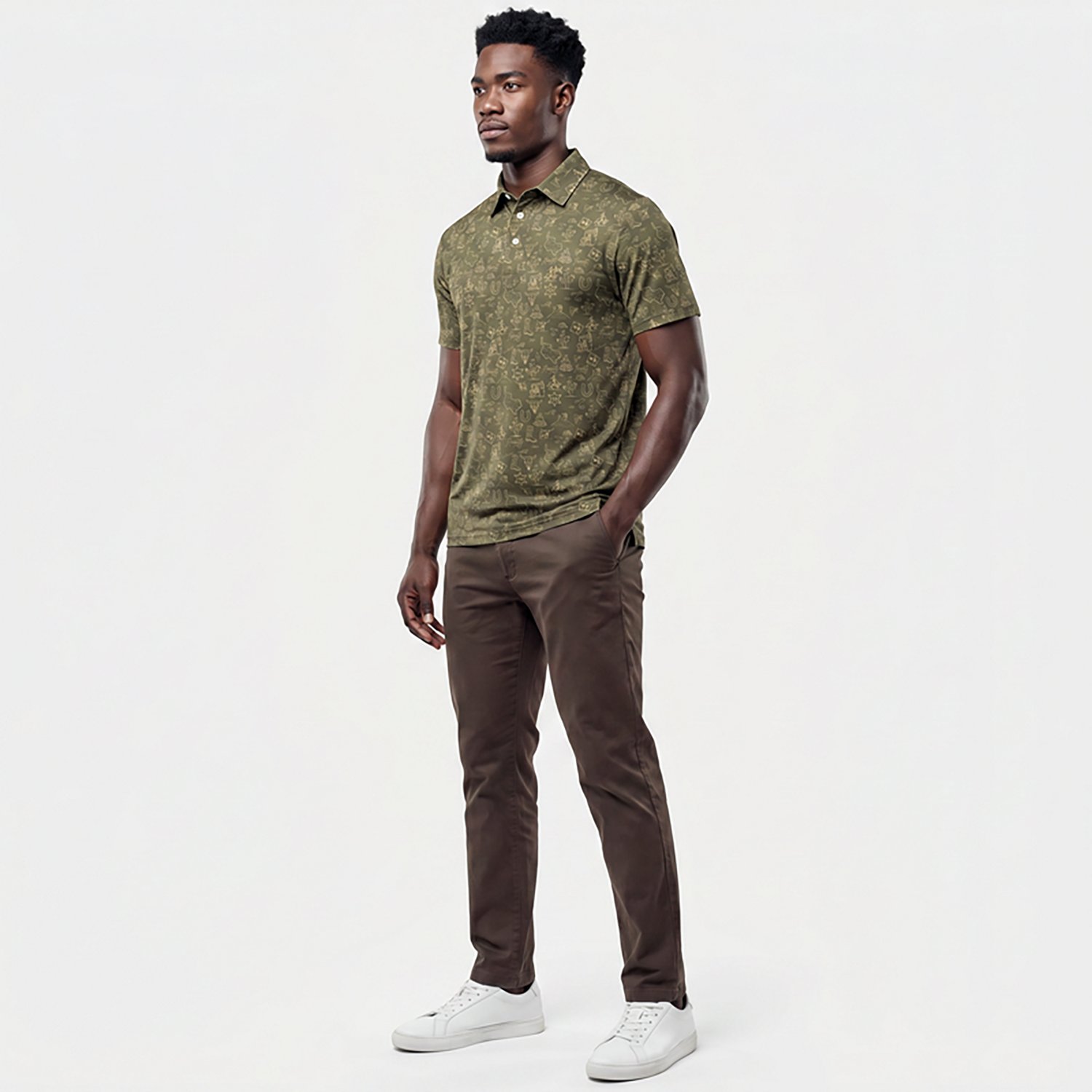 Texas Standard Men's Chisholm Traditions Polo Shirt                                                                              - view number 2