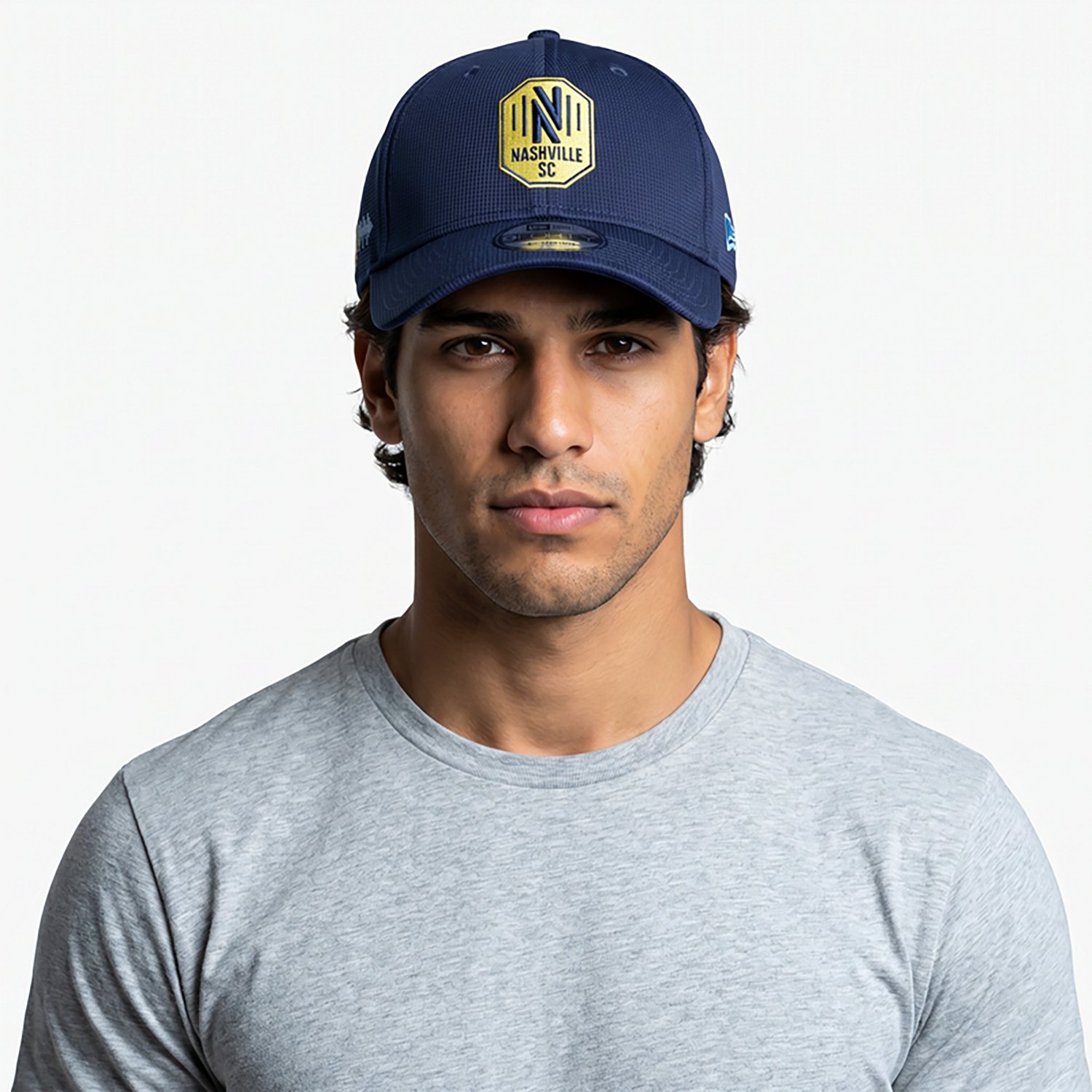 New Era Adults' Nashville SC Jersey Hook 9FORTY M-Crown A-Frame Snapback Cap - view number 2