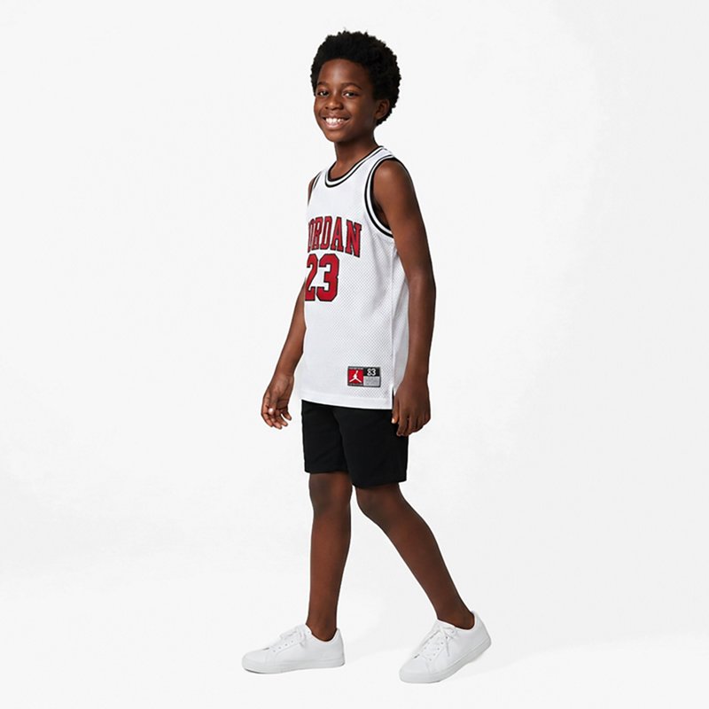 Jordan Kids' 23 Jersey, Medium, White