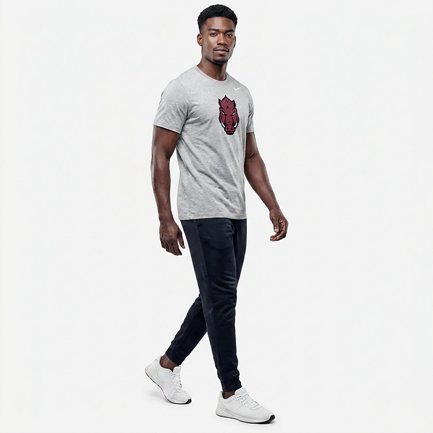 Nike Men's University of Arkansas Secondary Logo Graphic T-shirt