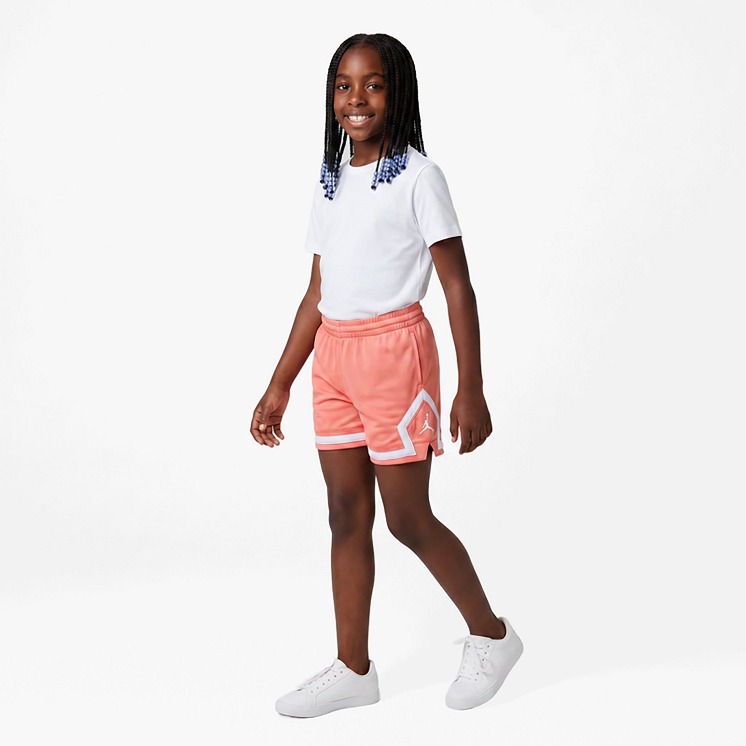 Jordan Girls' Sport Dri-FIT Diamond Shorts 4.5 in