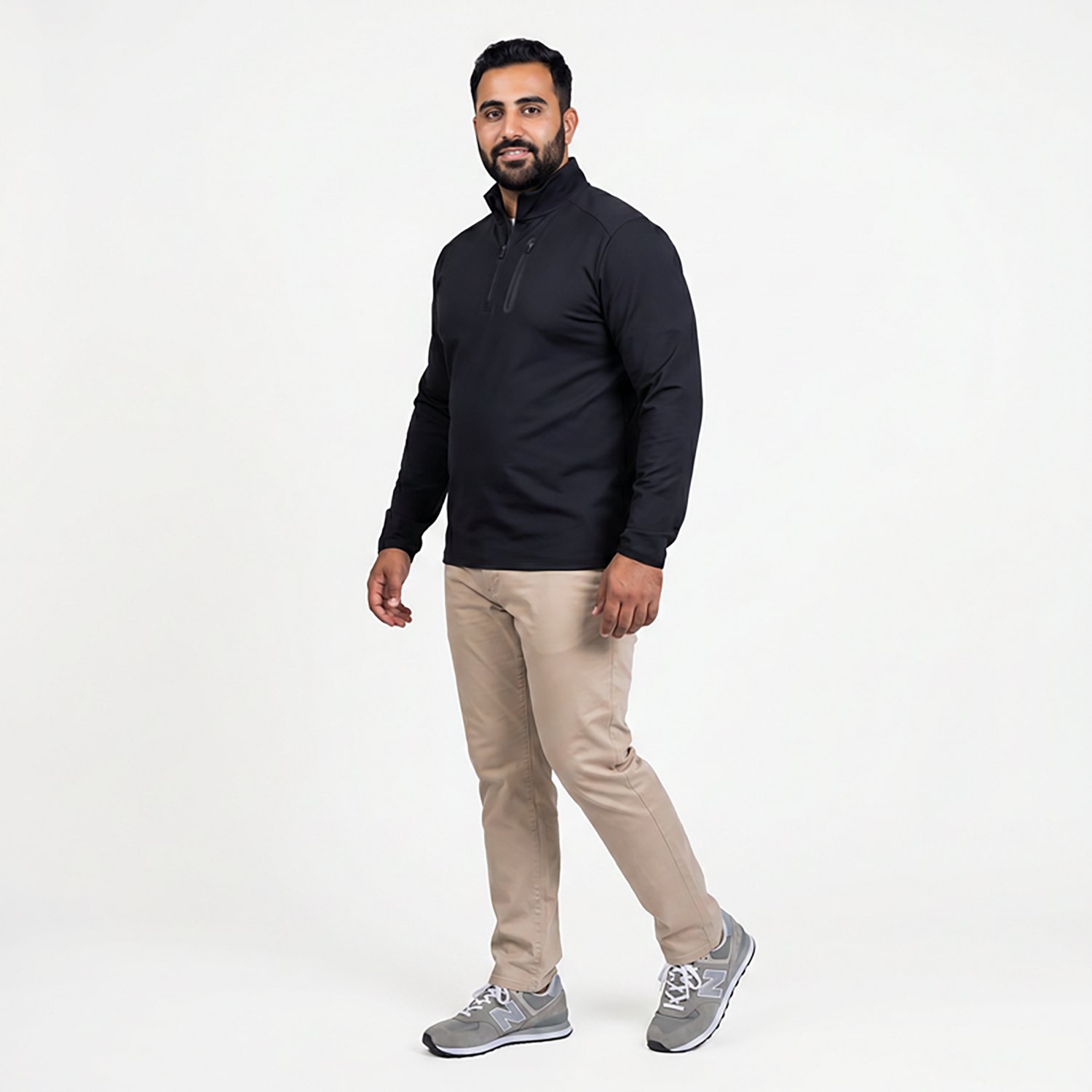 BCG Men's Tech Knit 1/2-Zip Top