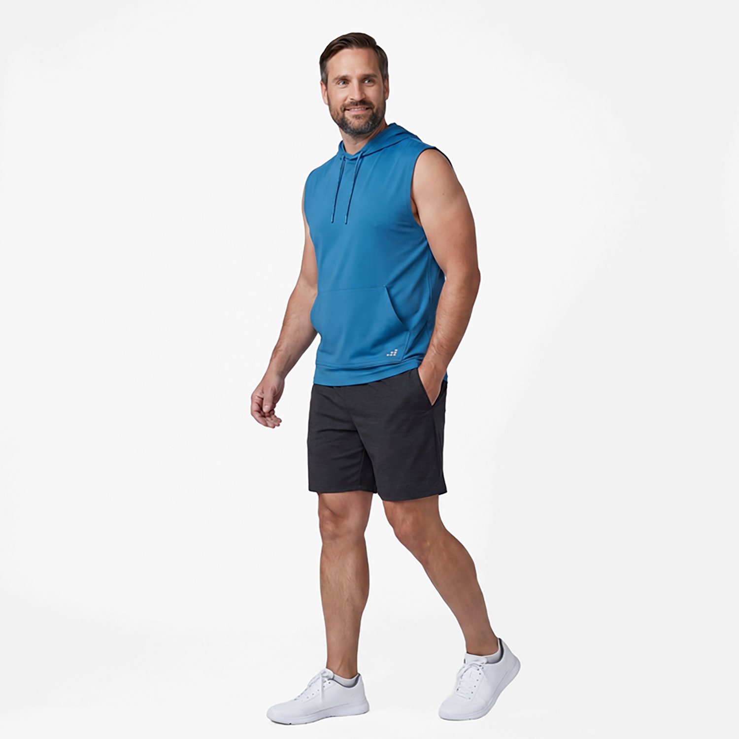 BCG Men's Tech Knit Sleeveless Hoodie - view number 2