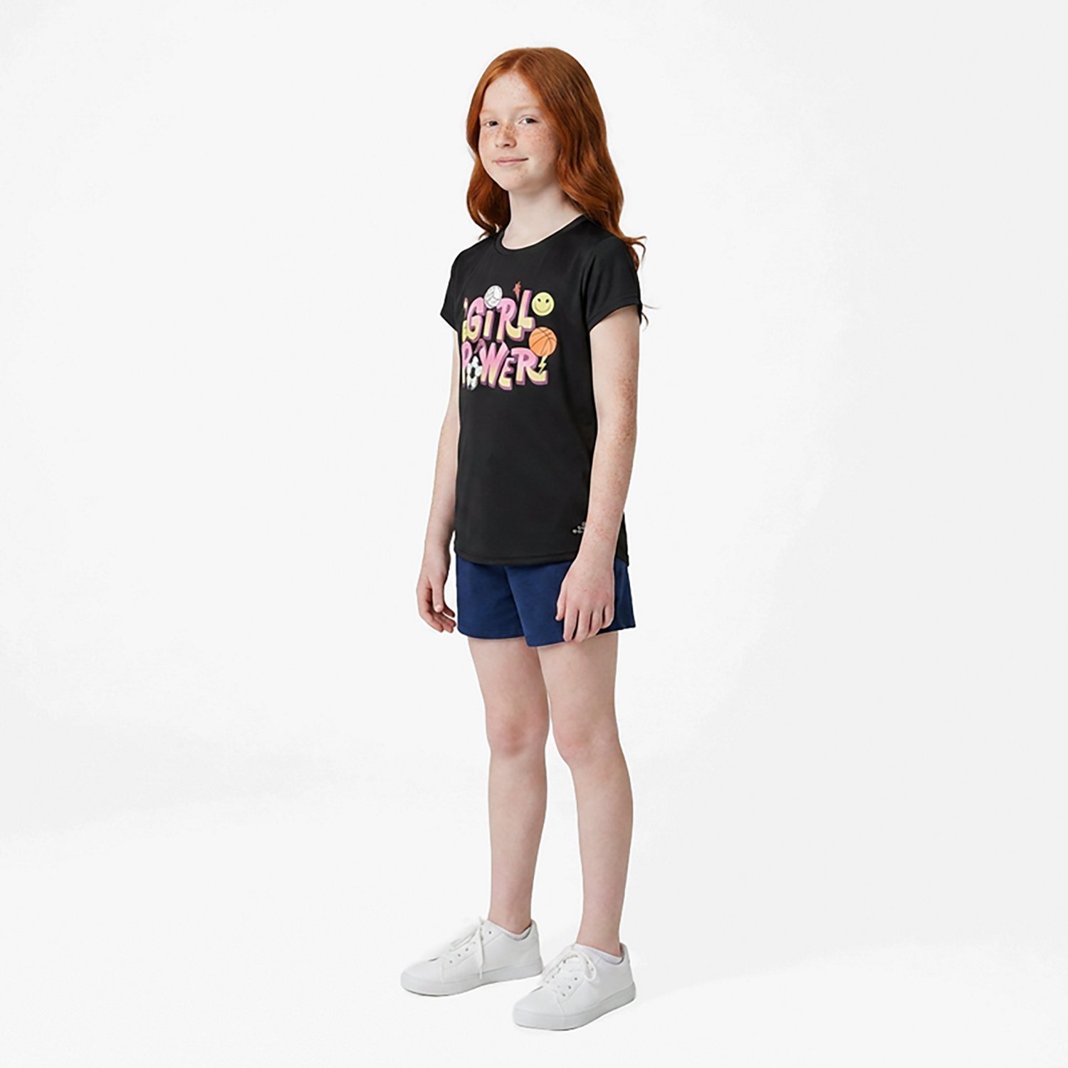 BCG Girls' Training Turbo Girl Power Graphic Short Sleeve T-shirt - view number 2