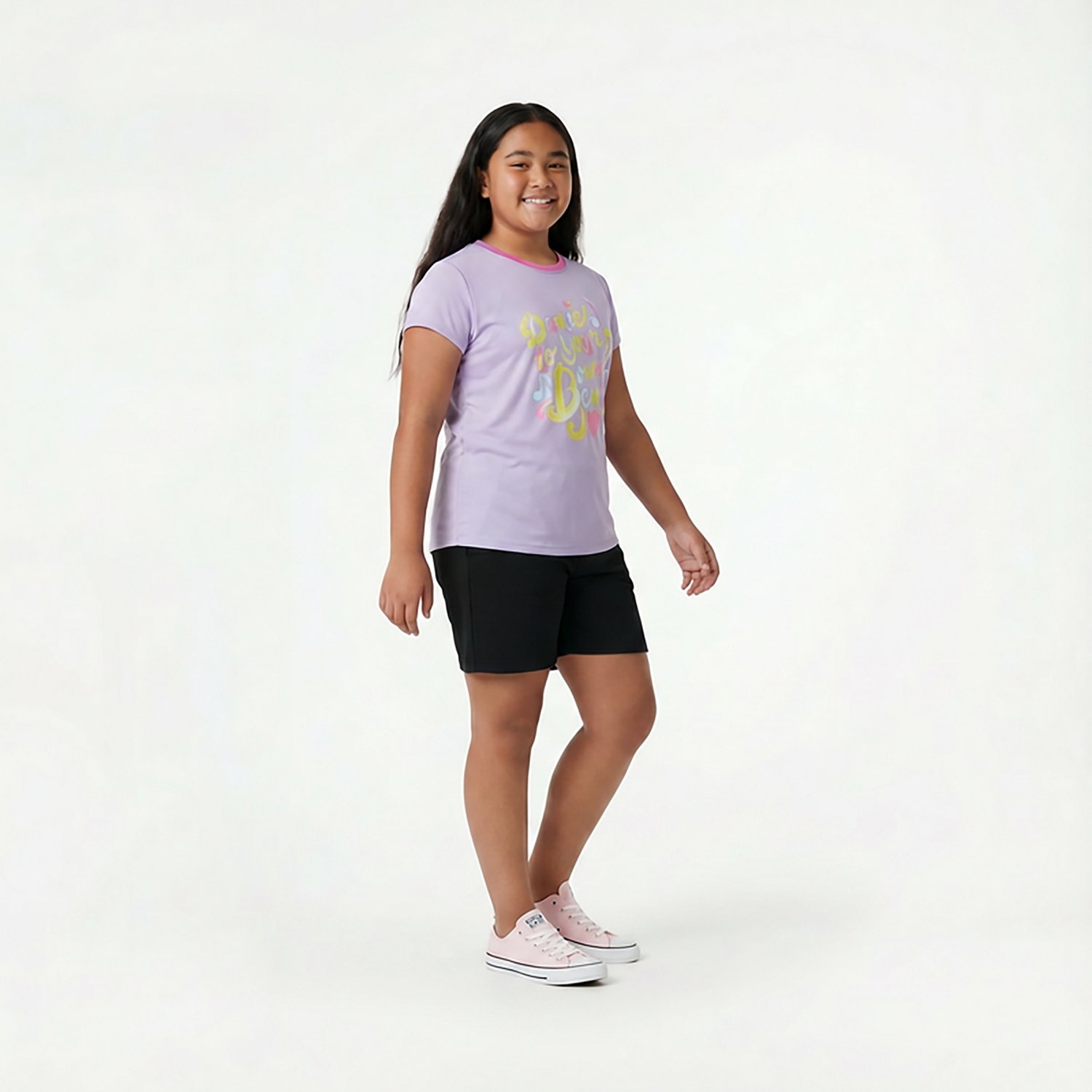 BCG Girls' Turbo Graphic Short Sleeve T-shirt - view number 3