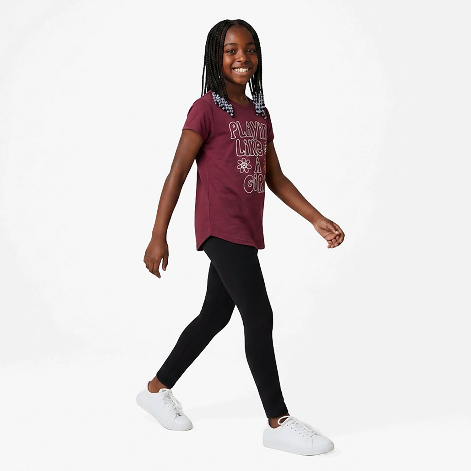 BCG Girls' Turbo Graphic Short Sleeve T-shirt