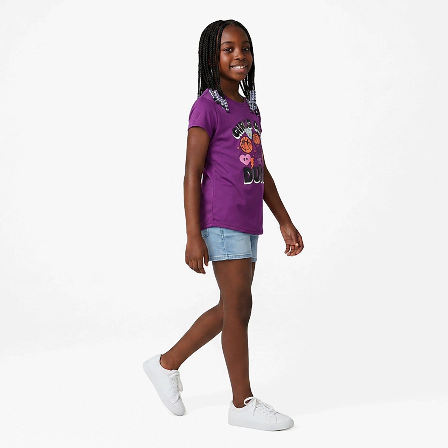 BCG Girls' 4-7 Turbo Girls Dunk Graphic T-shirt - view number 3
