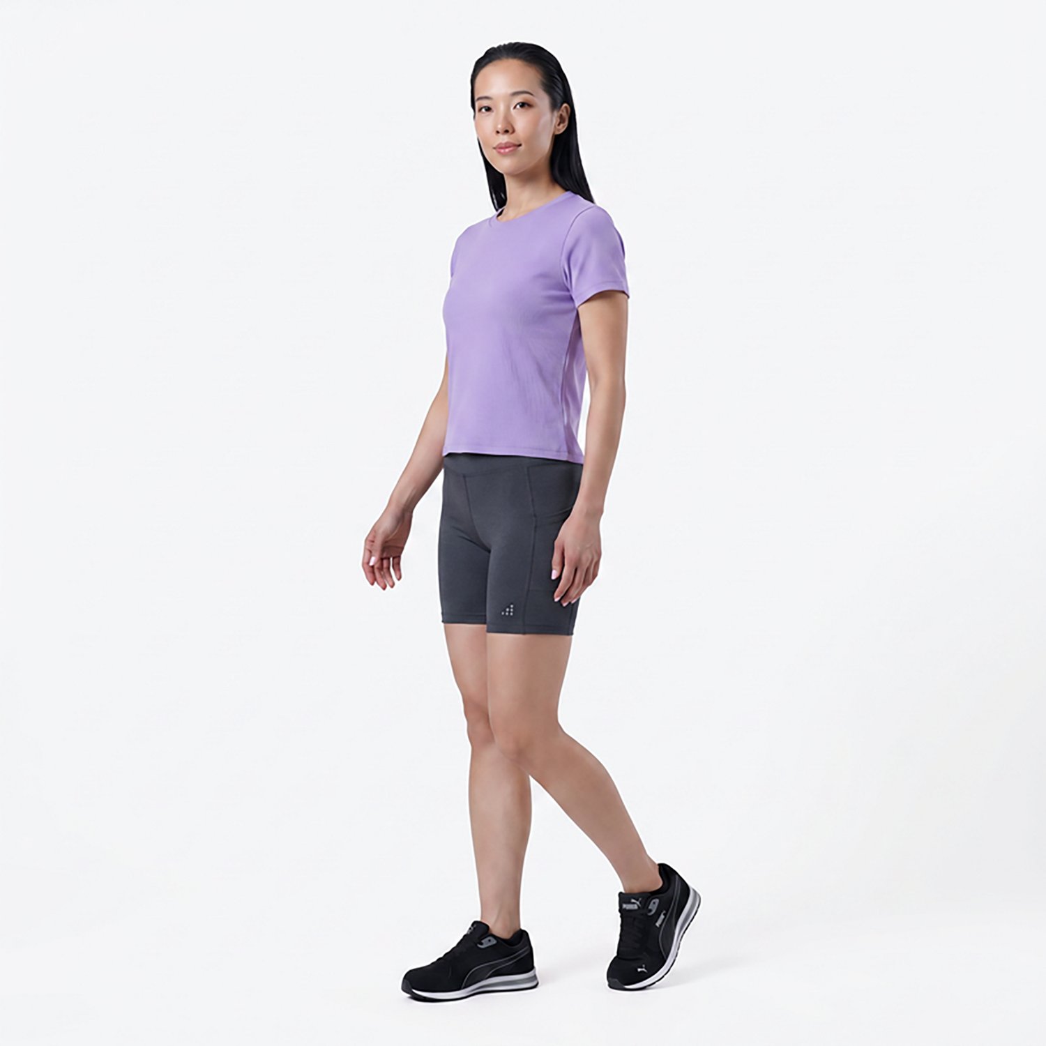 BCG Women's Rib Crop T-shirt - view number 3