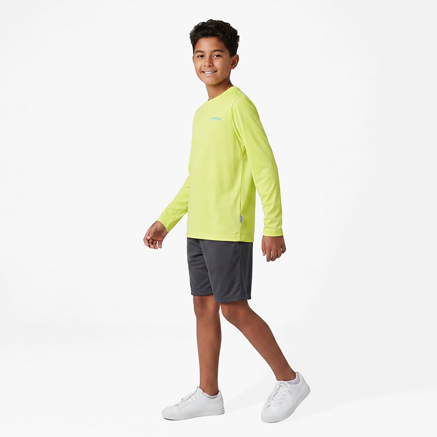 Magellan Outdoors Boys’ Casting Crew Fish Back Long Sleeve T-shirt