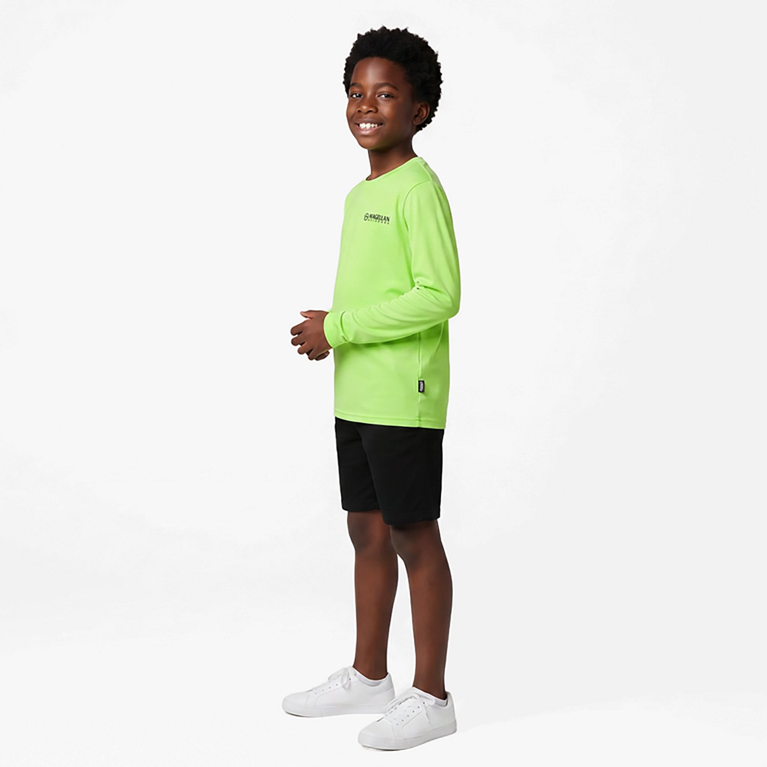 Magellan Outdoors Boys’ Casting Crew Fish Back Long Sleeve T-shirt - view number 2
