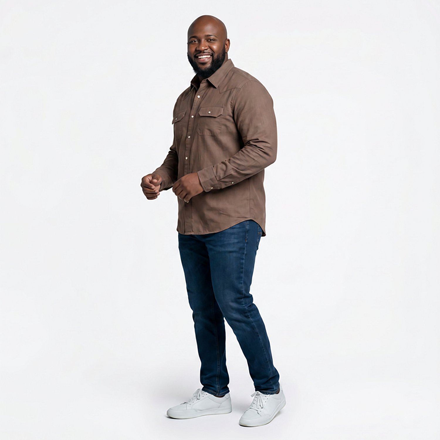 Magellan Outdoors Men's Pecos Ridge Denim Long Sleeve Shirt