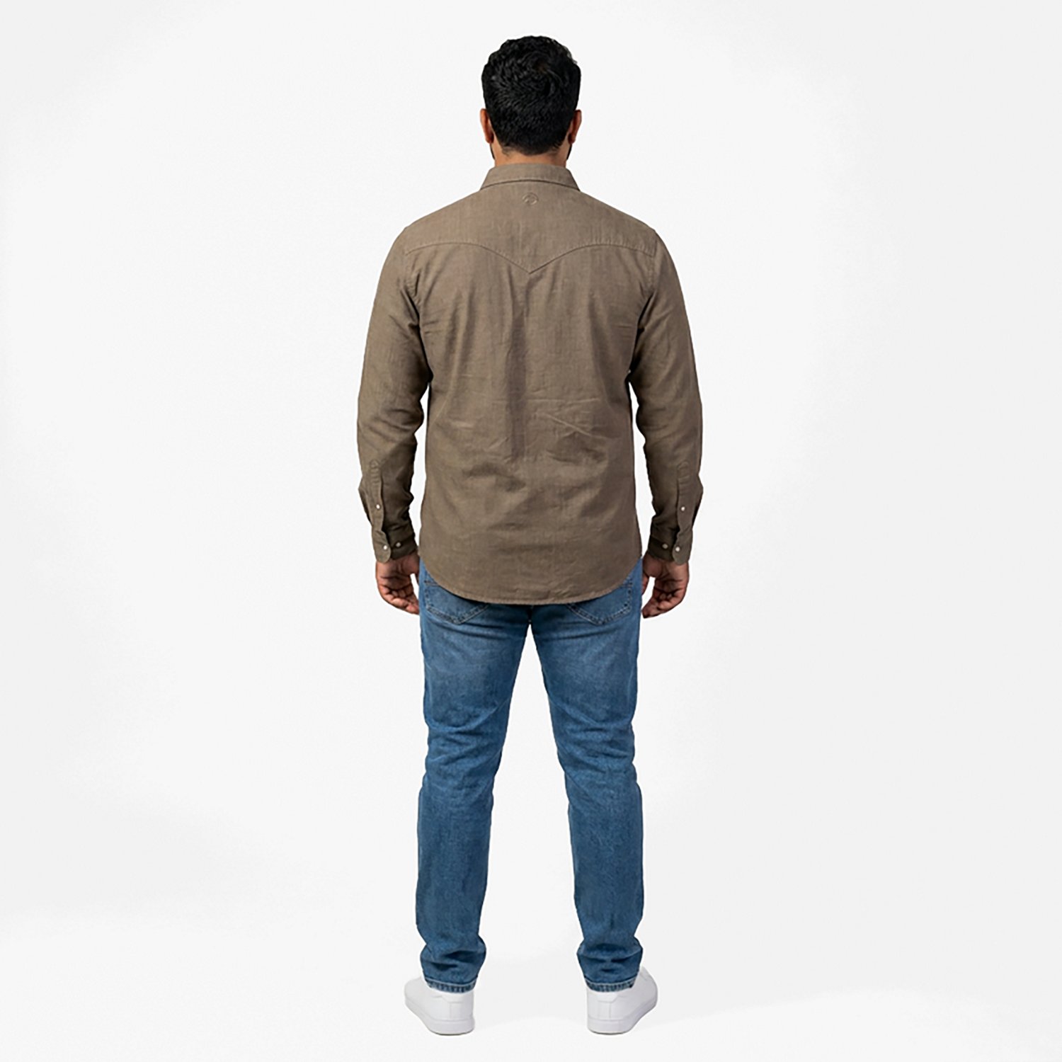 Magellan Outdoors Men's Pecos Ridge Denim Long Sleeve Shirt - view number 4