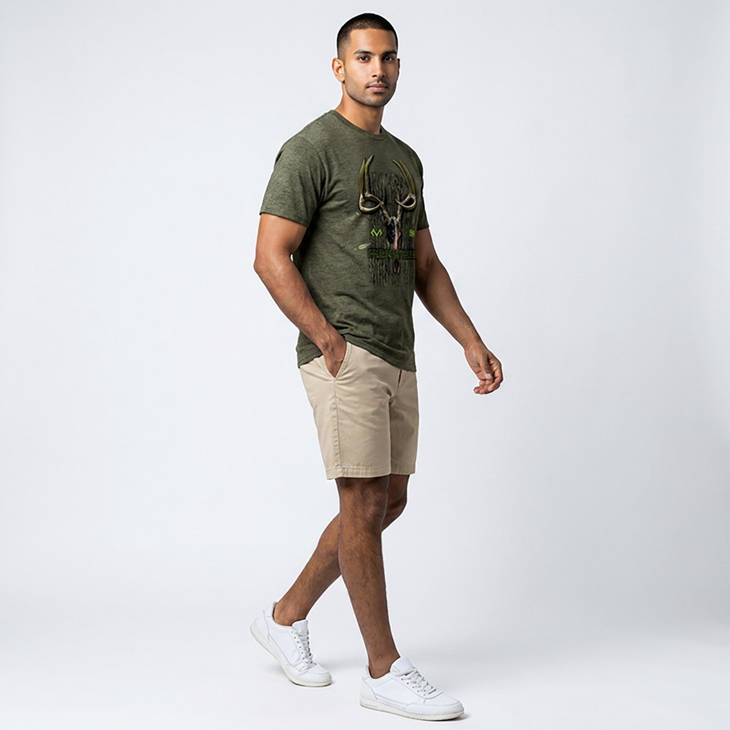 Realtree Men's Euro Flag Original Short Sleeve T-shirt