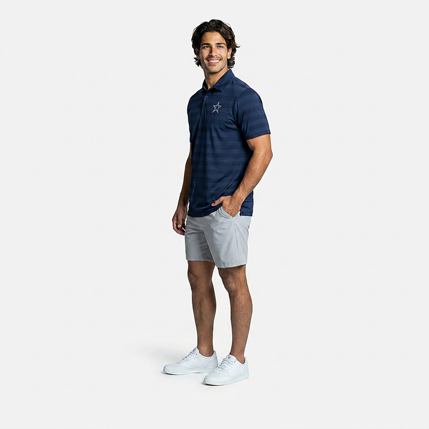 Antigua Men's Dallas Cowboys Tunnel Polo Shirt - view number 3