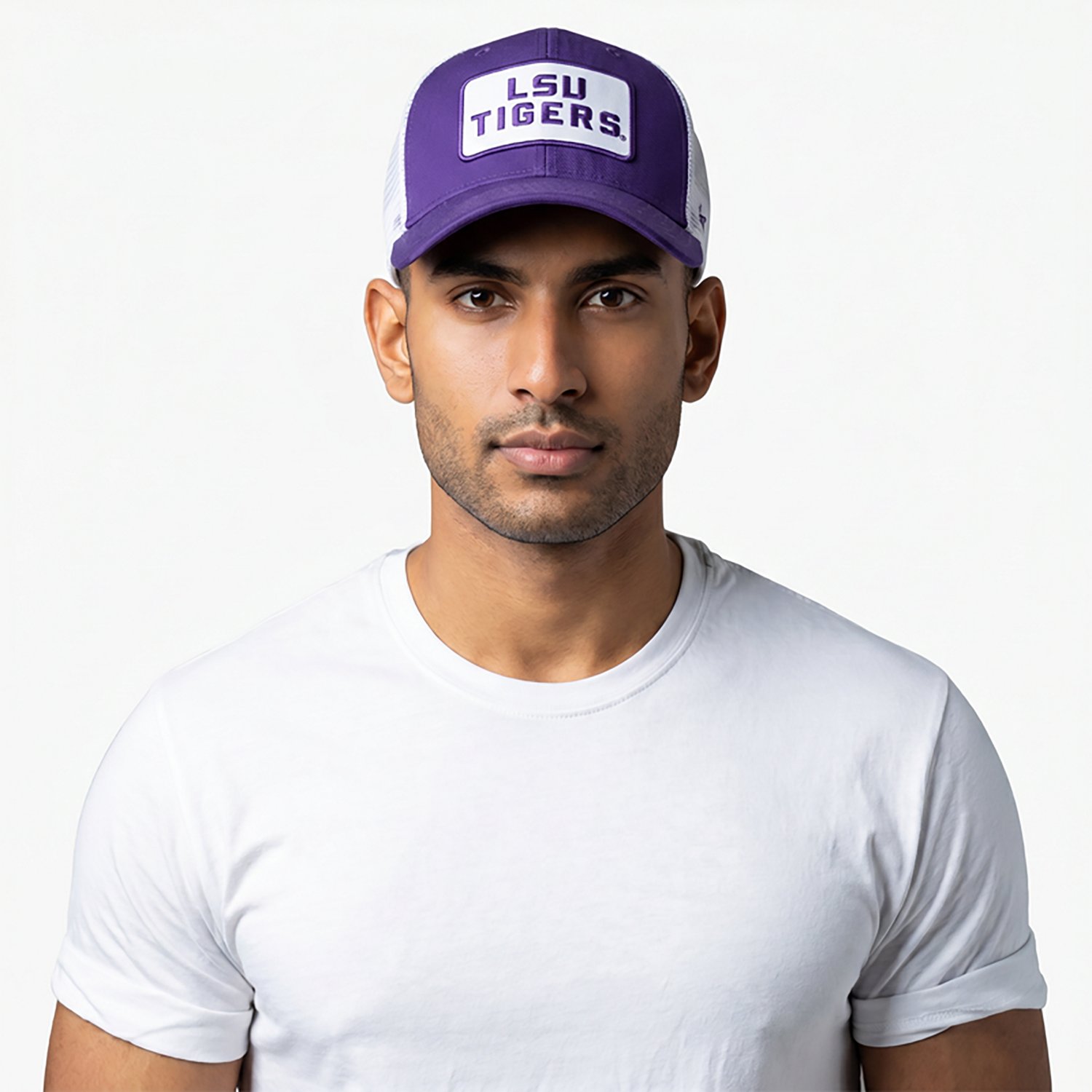 Nike Men's LSU Rise Gameday Team Patch Trucker Cap