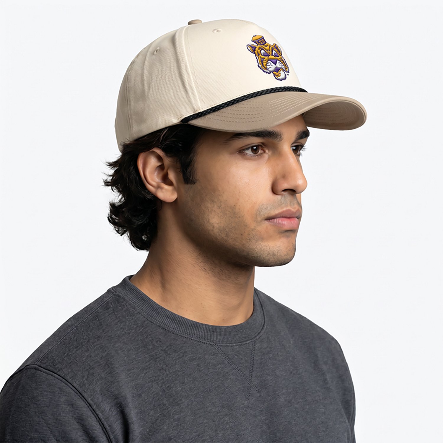 Nike Men's LSU Rise Legacy Logo Structured Adjustable Cap