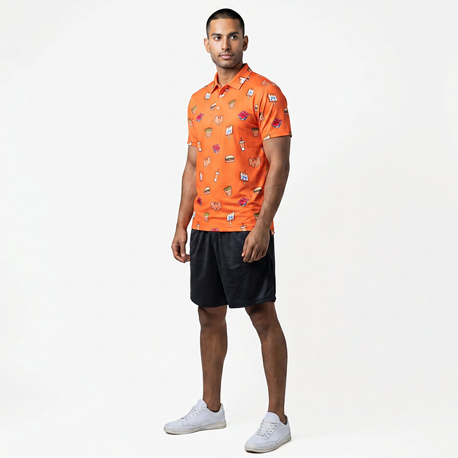 Chubbies Men's The Whataburger Comic Performance Polo - view number 3