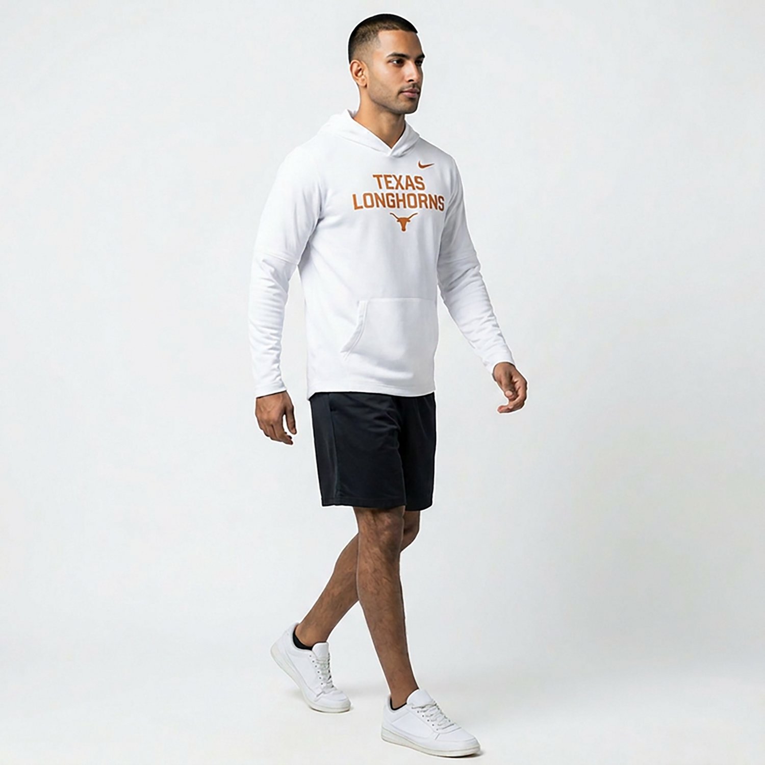 Nike Men's Texas Dri-FIT Team Over Logo LWT Long Sleeve Hoodie Top - view number 3