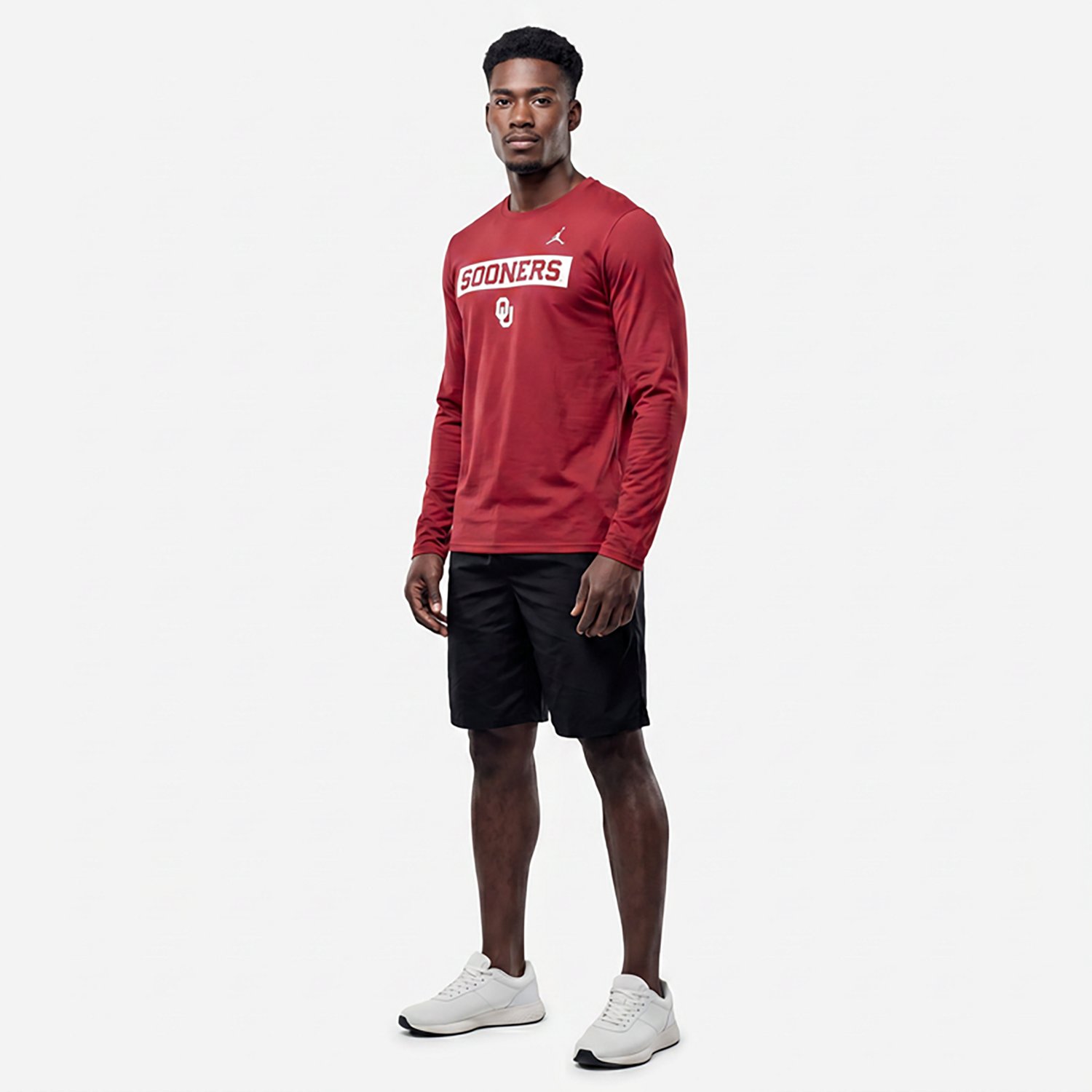 Jordan Men's Oklahoma Legend 2 Hit Long Sleeve T-shirt - view number 3
