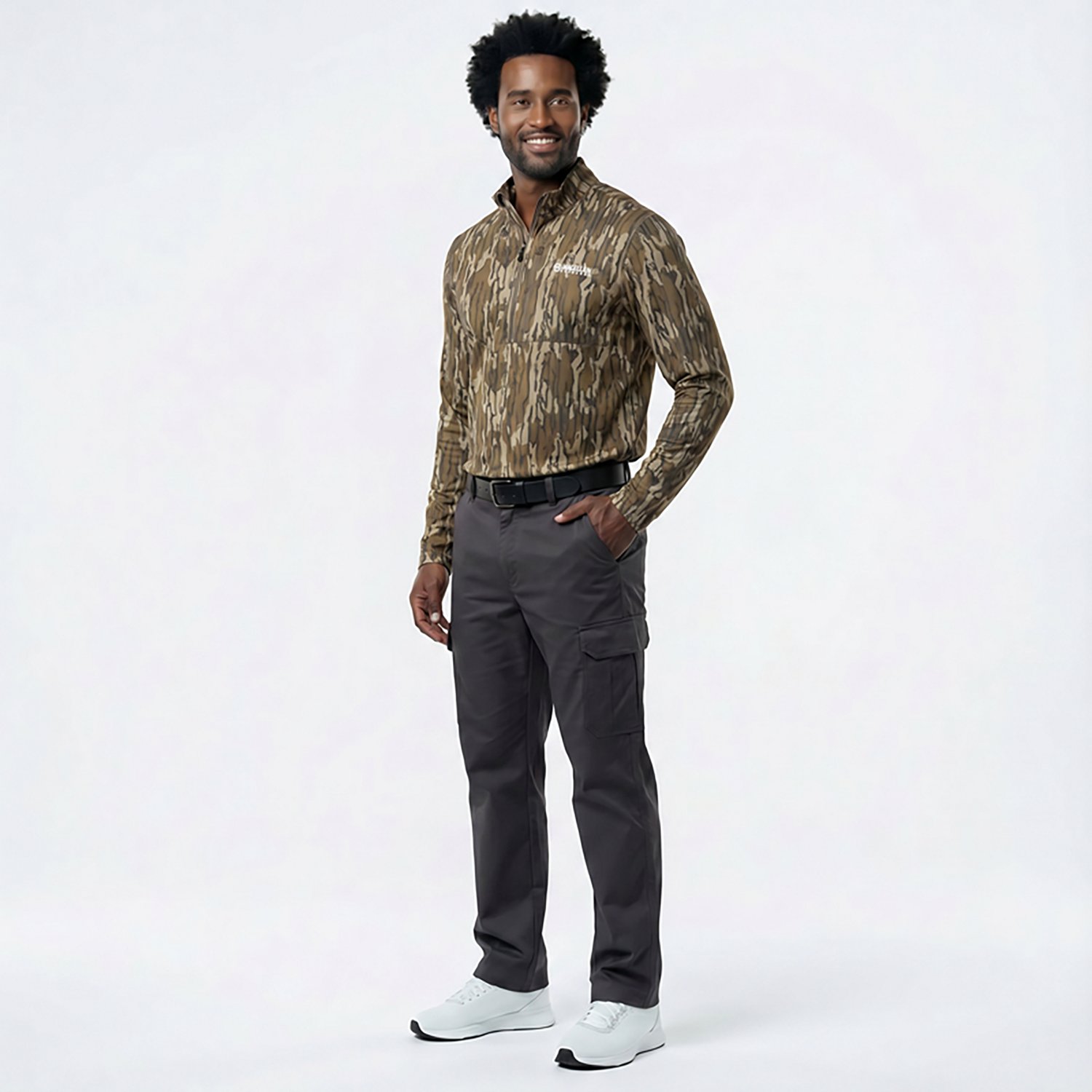 Magellan Outdoors Men's HuntGear Crocket 1/4-Zip Pullover Top - view number 3