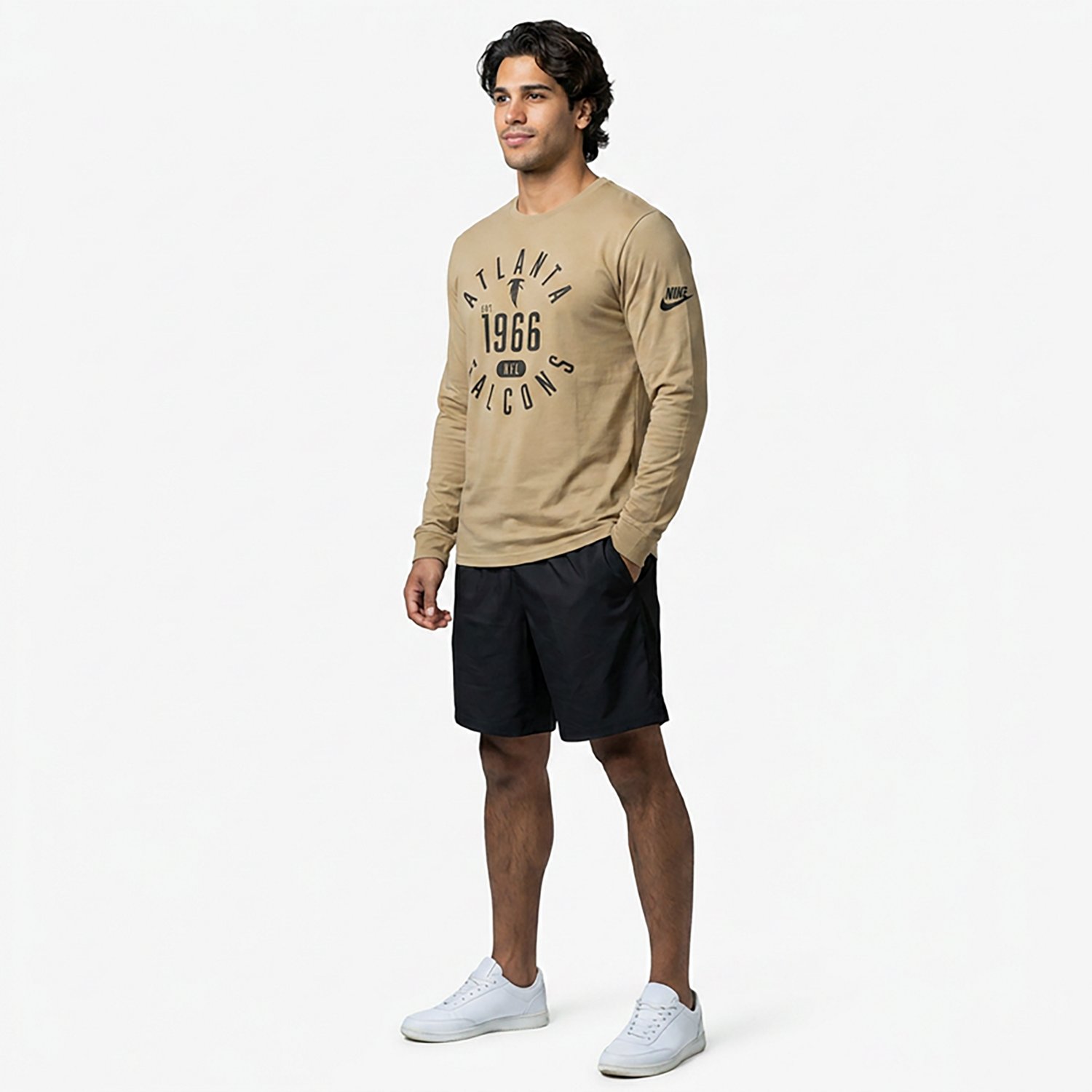 Nike Men's Falcons Rewind Slub Long Sleeve T-shirt