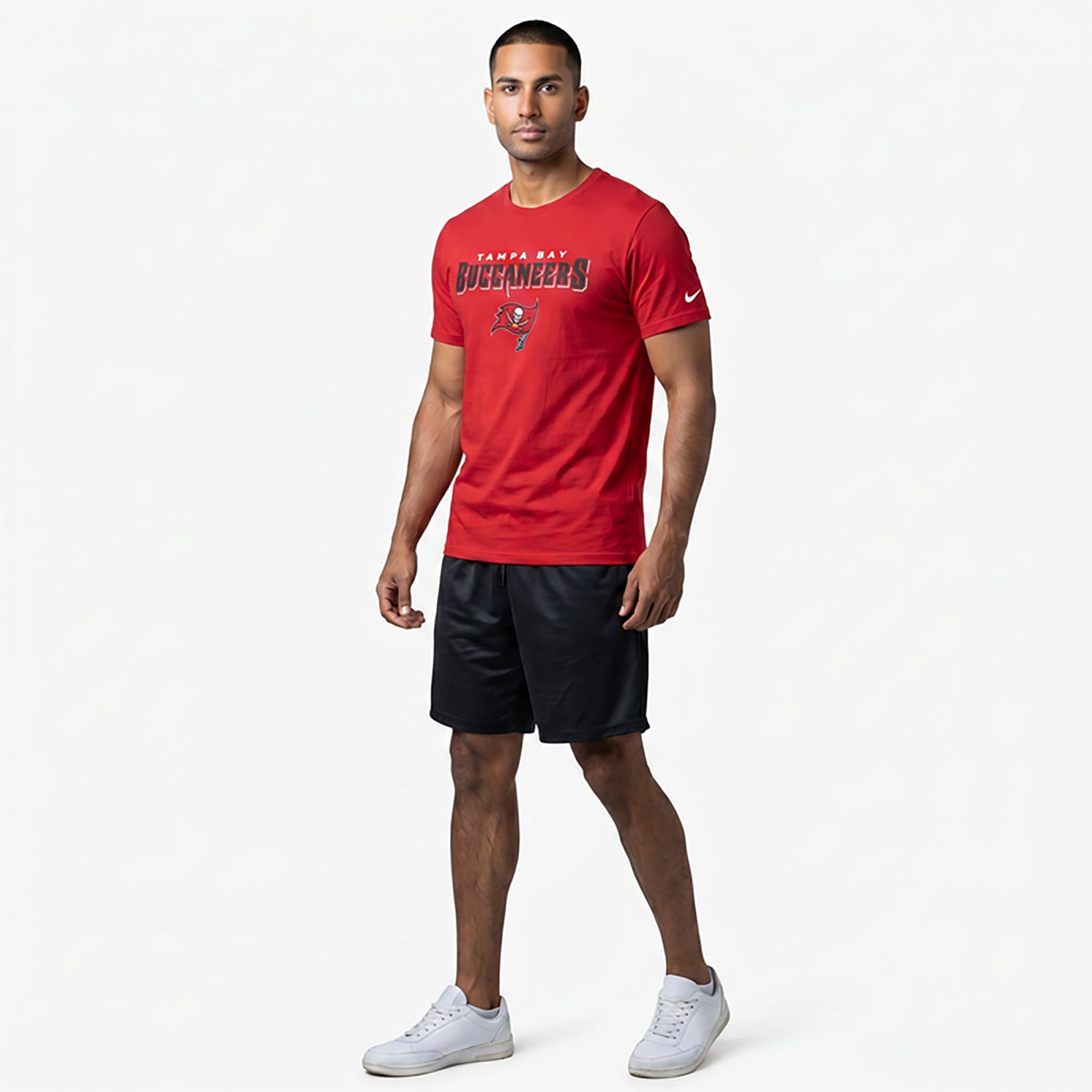 Nike Men's Buccaneers Wordmark Essential T-shirt - view number 3