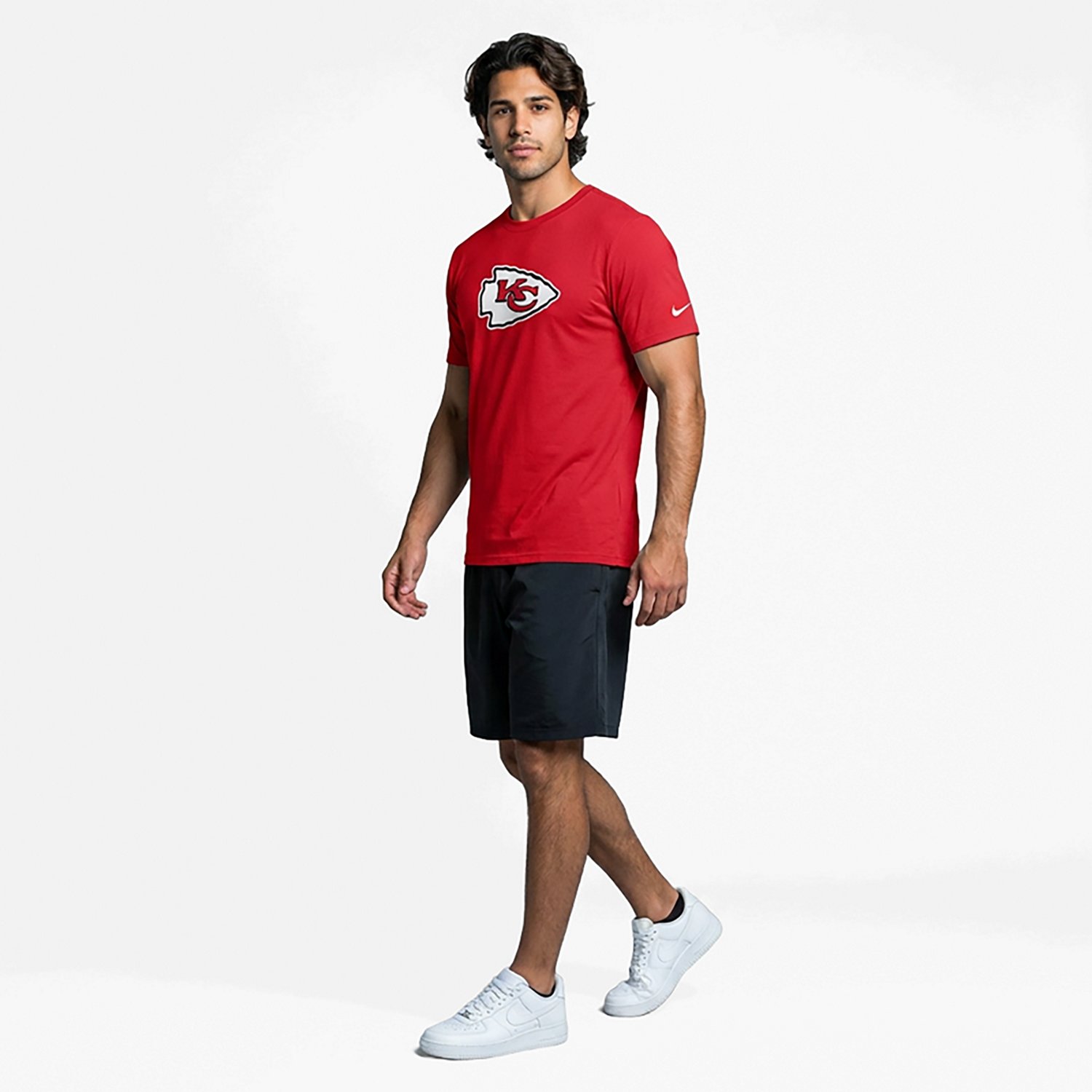 Nike Men's Kansas City Chiefs Essential Heavy Max 90 Graphic T-shirt - view number 2
