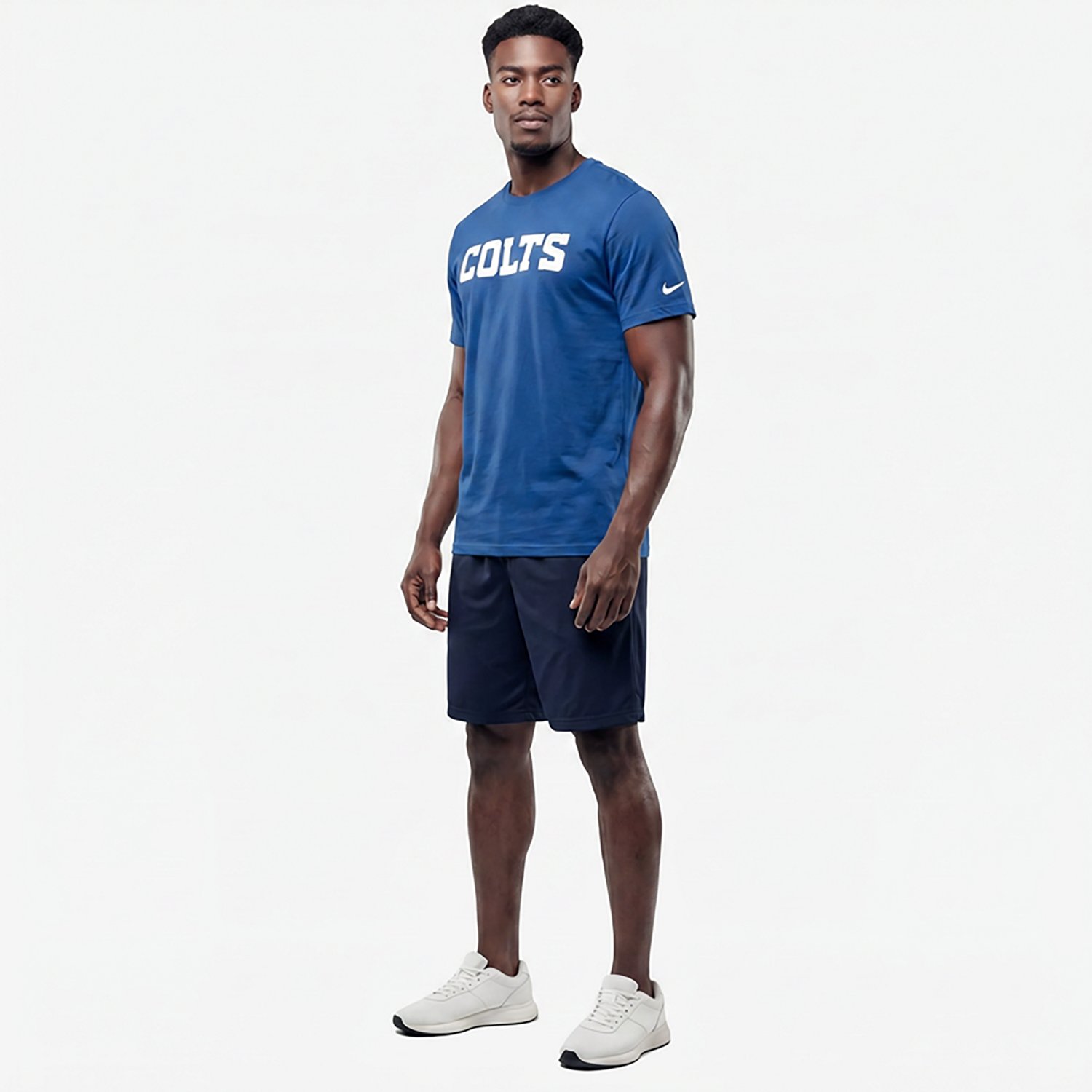Nike Men's Colts Wordmark Essential T-shirt - view number 3