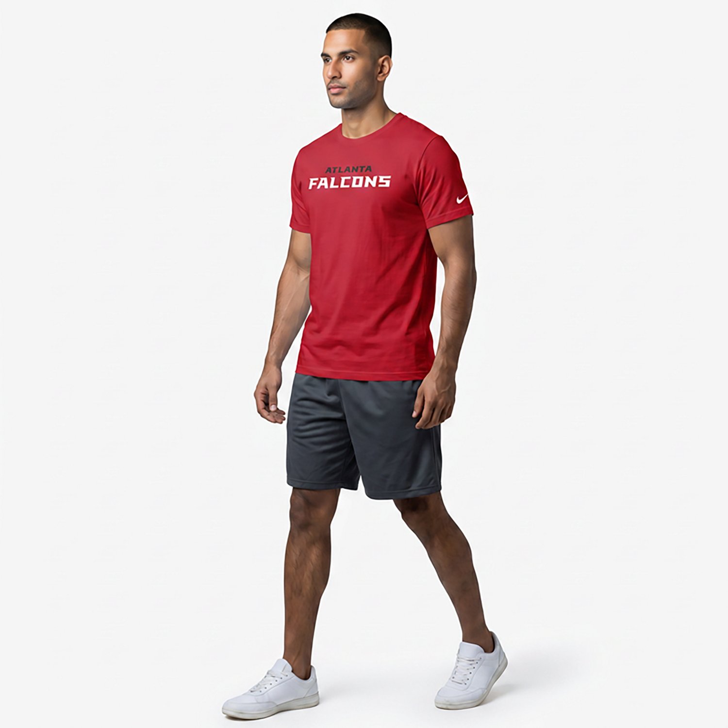 Nike Men's Falcons Wordmark Essential T-shirt - view number 3