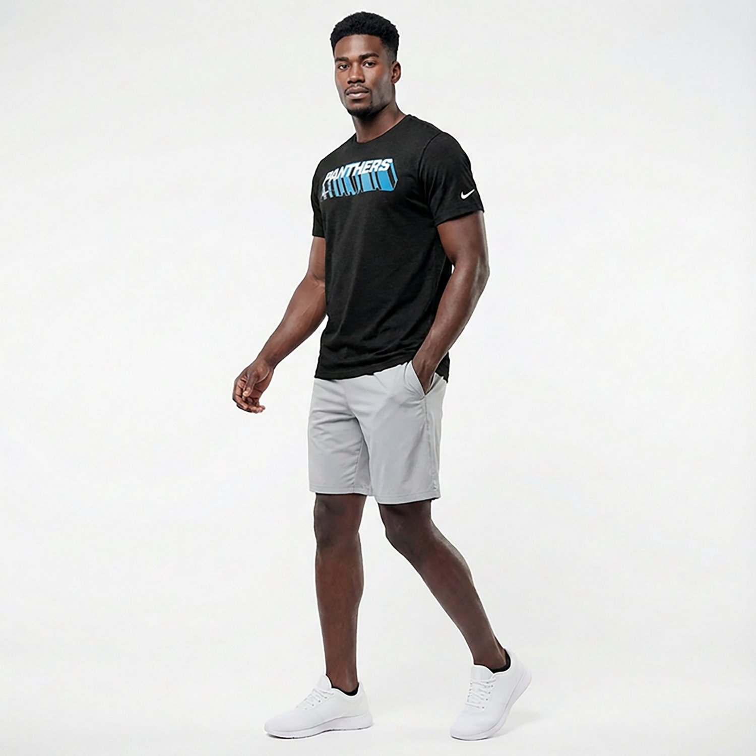 Nike Men's Panthers Triblend T-shirt - view number 3