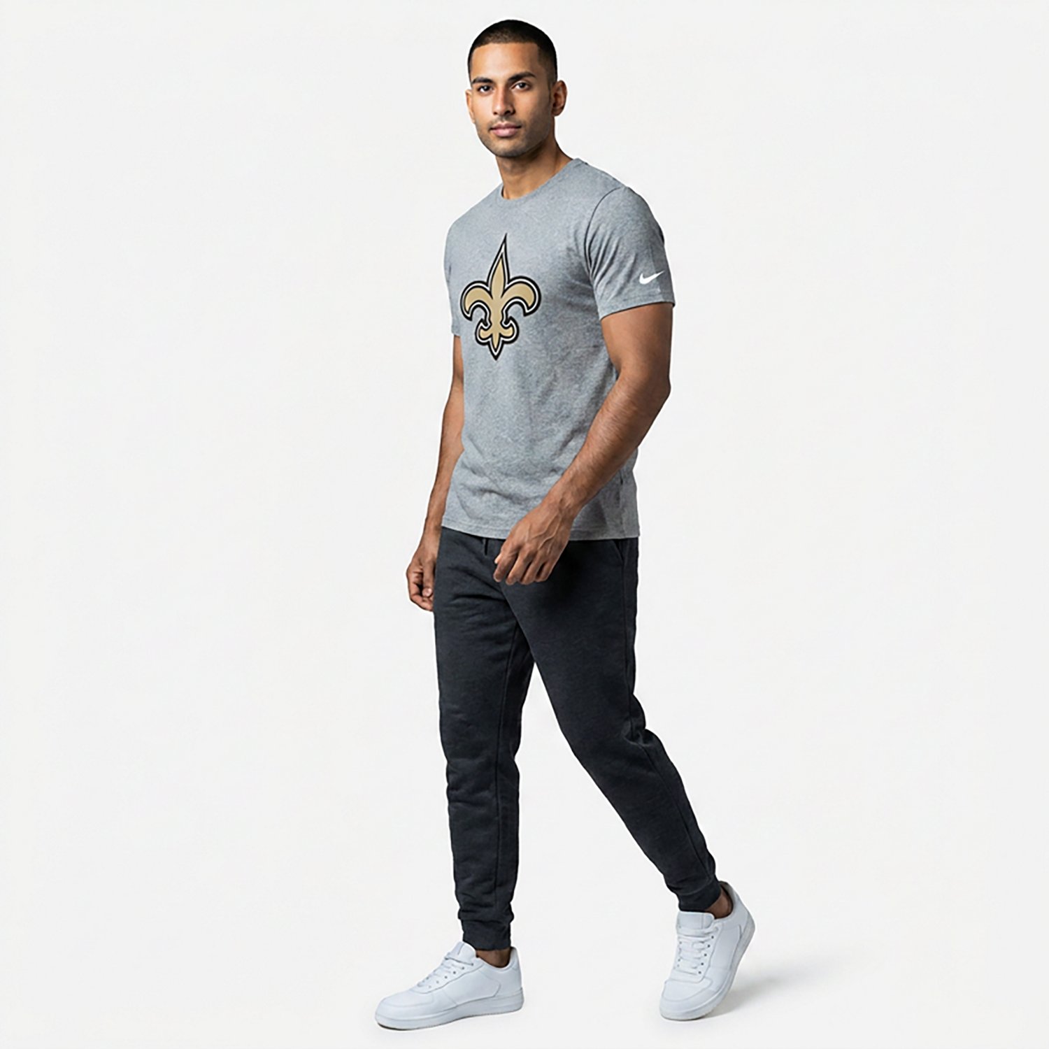 Nike Men's New Orleans Saints Legend Logo T-shirt - view number 3