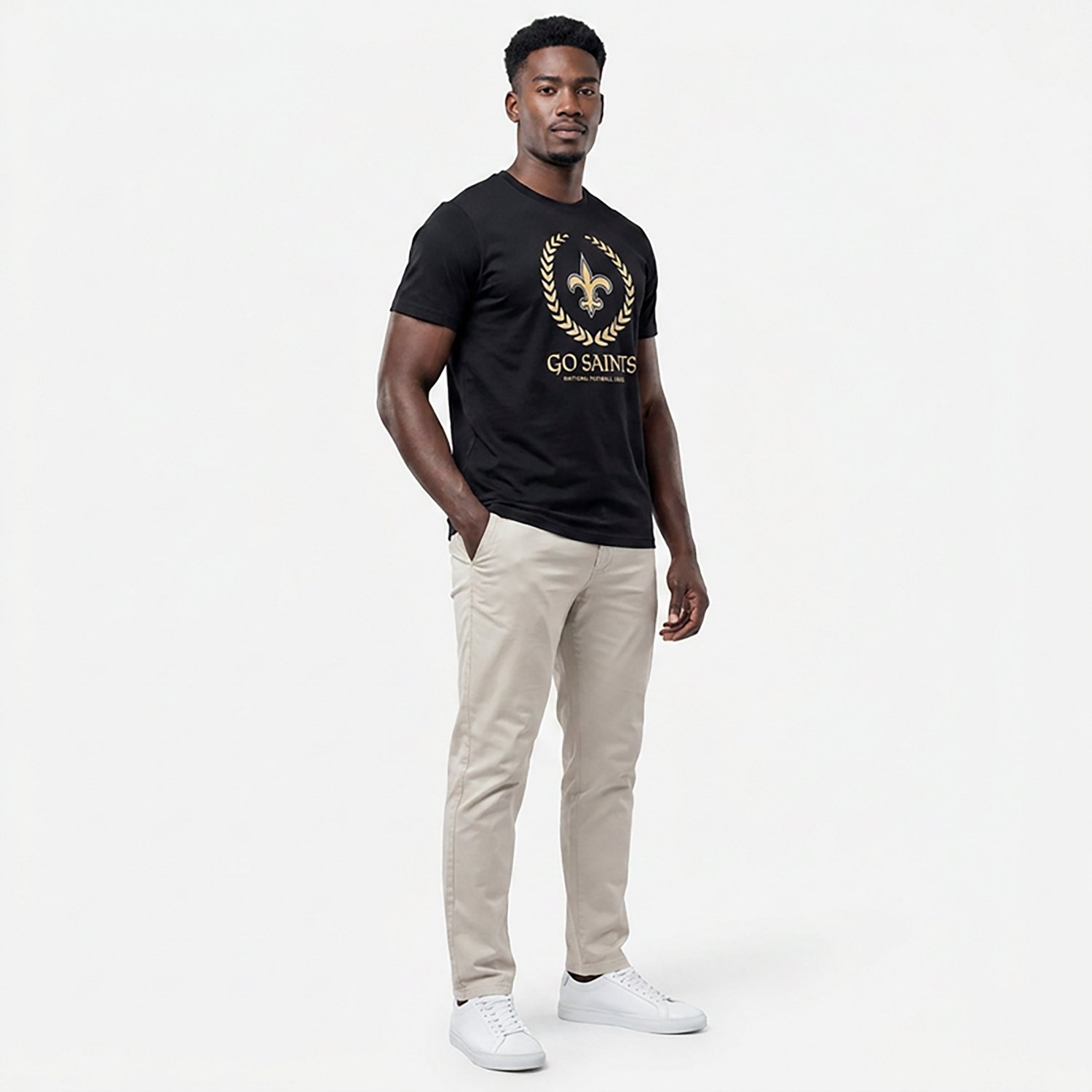 Nike Men's New Orleans Saints Local Essential Graphic T-shirt - view number 2