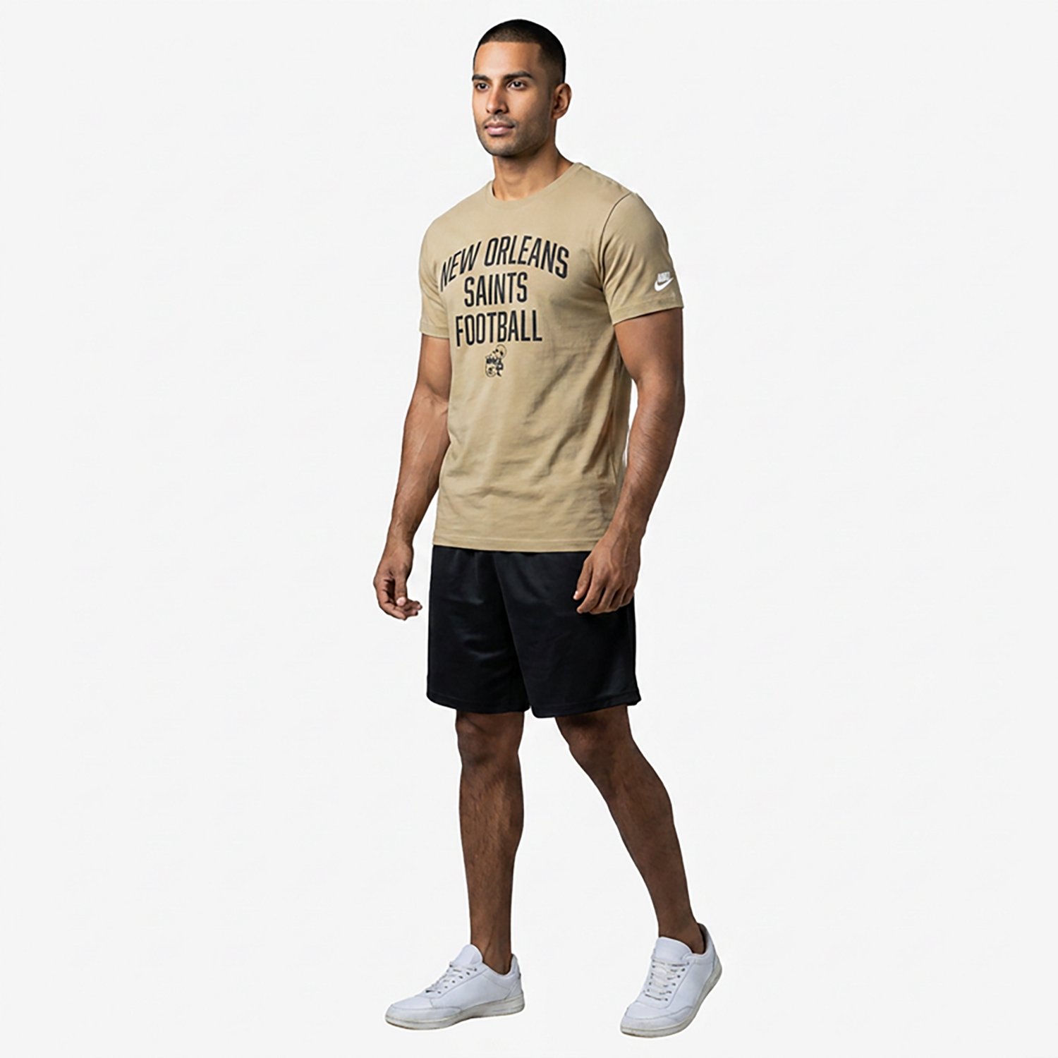 Nike Men's New Orleans Saints Rewind Essential Graphic T-shirt - view number 3