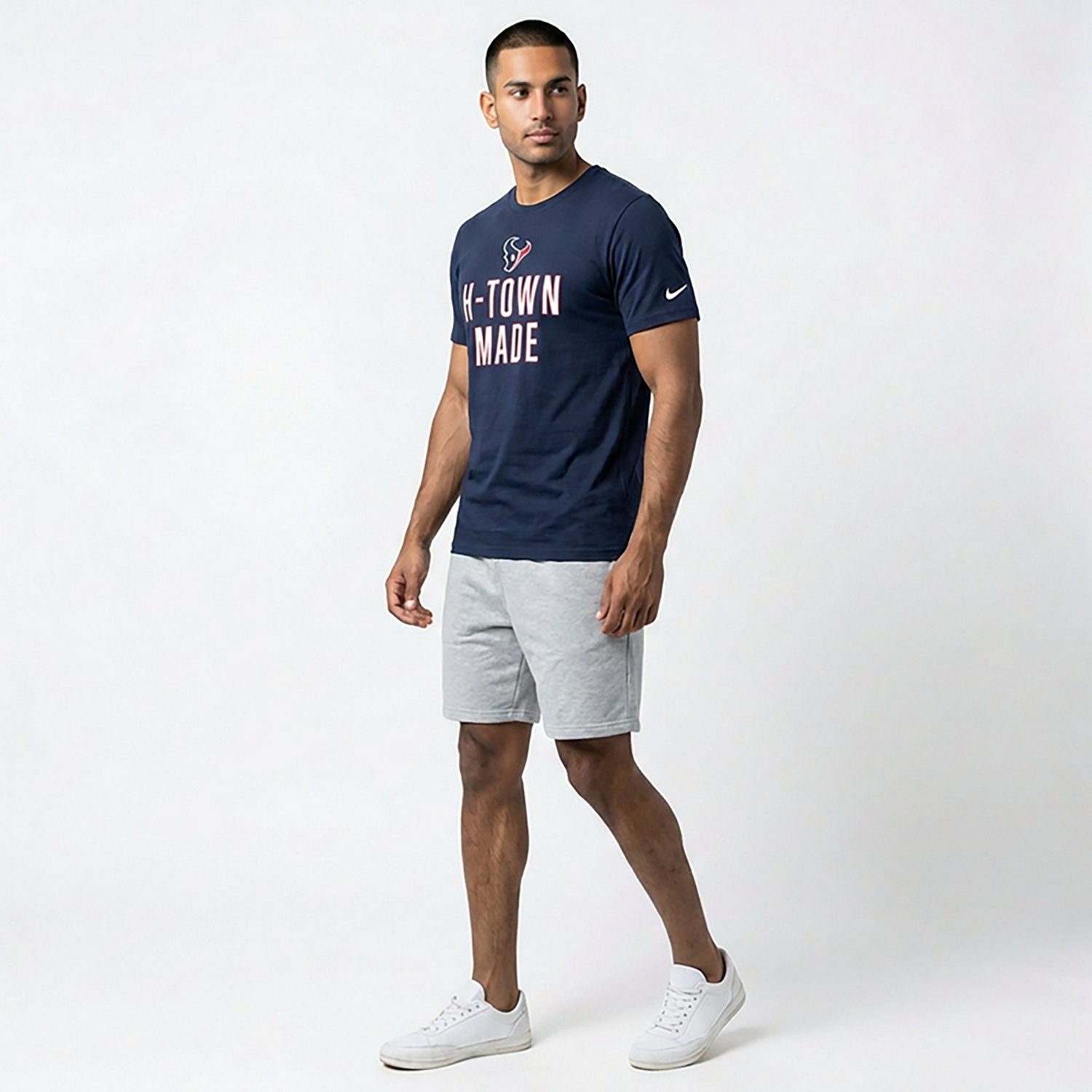 Nike Men's Houston Texans Rewind Slub Short Sleeve T-shirt - view number 3