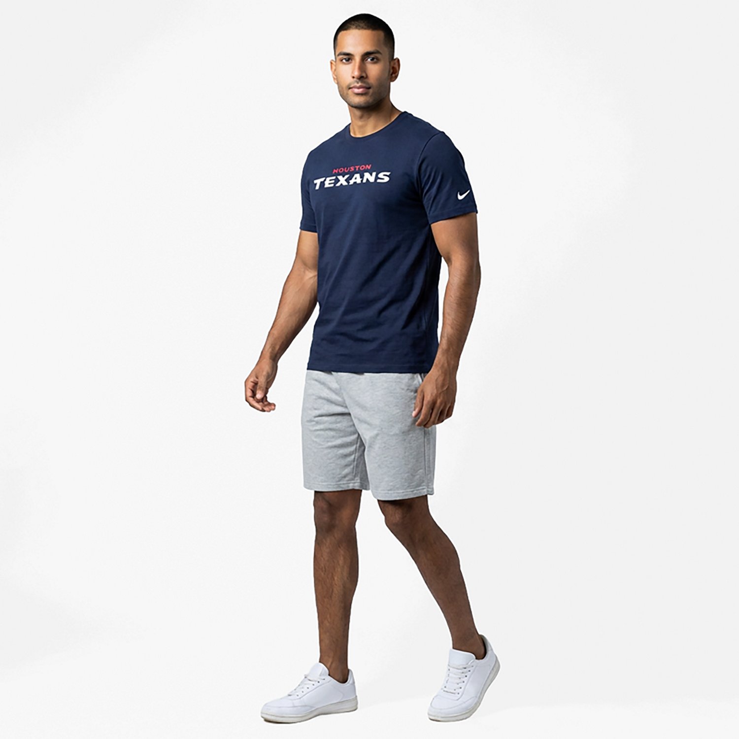 Nike Men's Houston Texans Wordmark Essential Graphic T-shirt