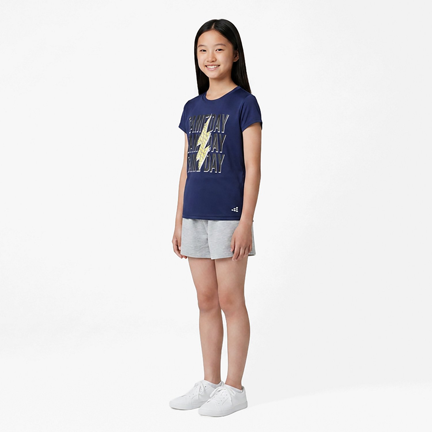 BCG Girls' Turbo Light Bolt Graphic T-shirt - view number 2