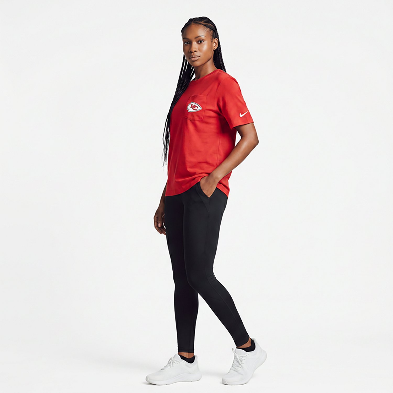 Nike Women's Chiefs Rewind Pocket Boxy T-shirt - view number 3