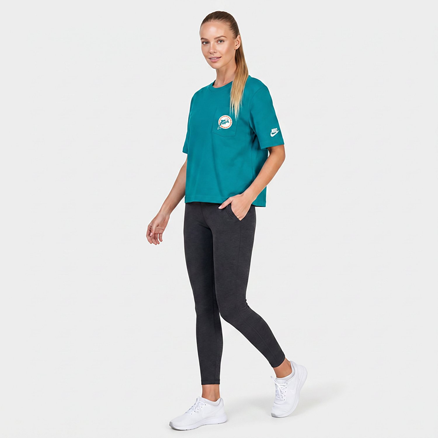 Nike Women's Dolphins Rewind Pocket Boxy T-shirt - view number 3