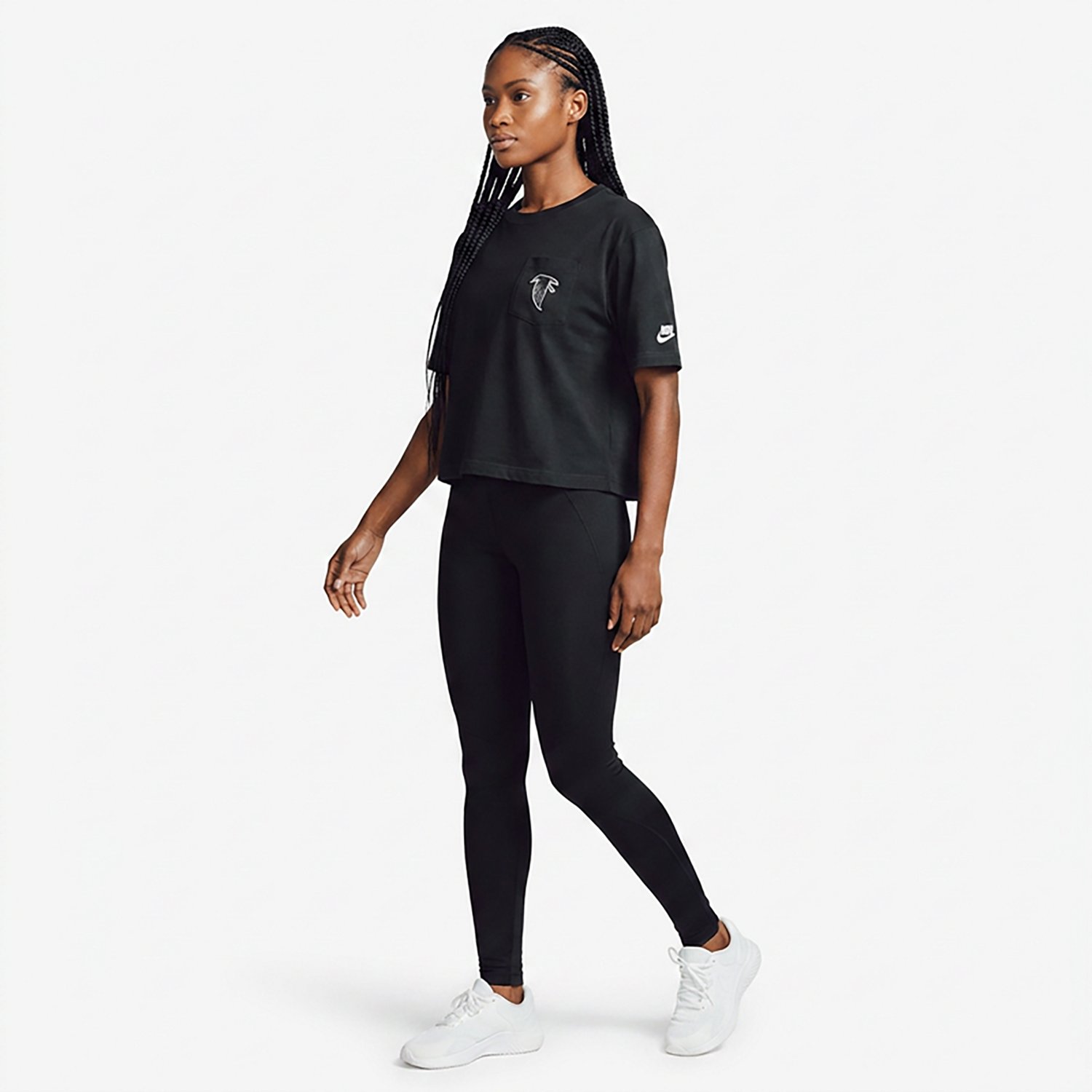 Nike Women's Falcons Rewind Pocket Boxy T-shirt - view number 3